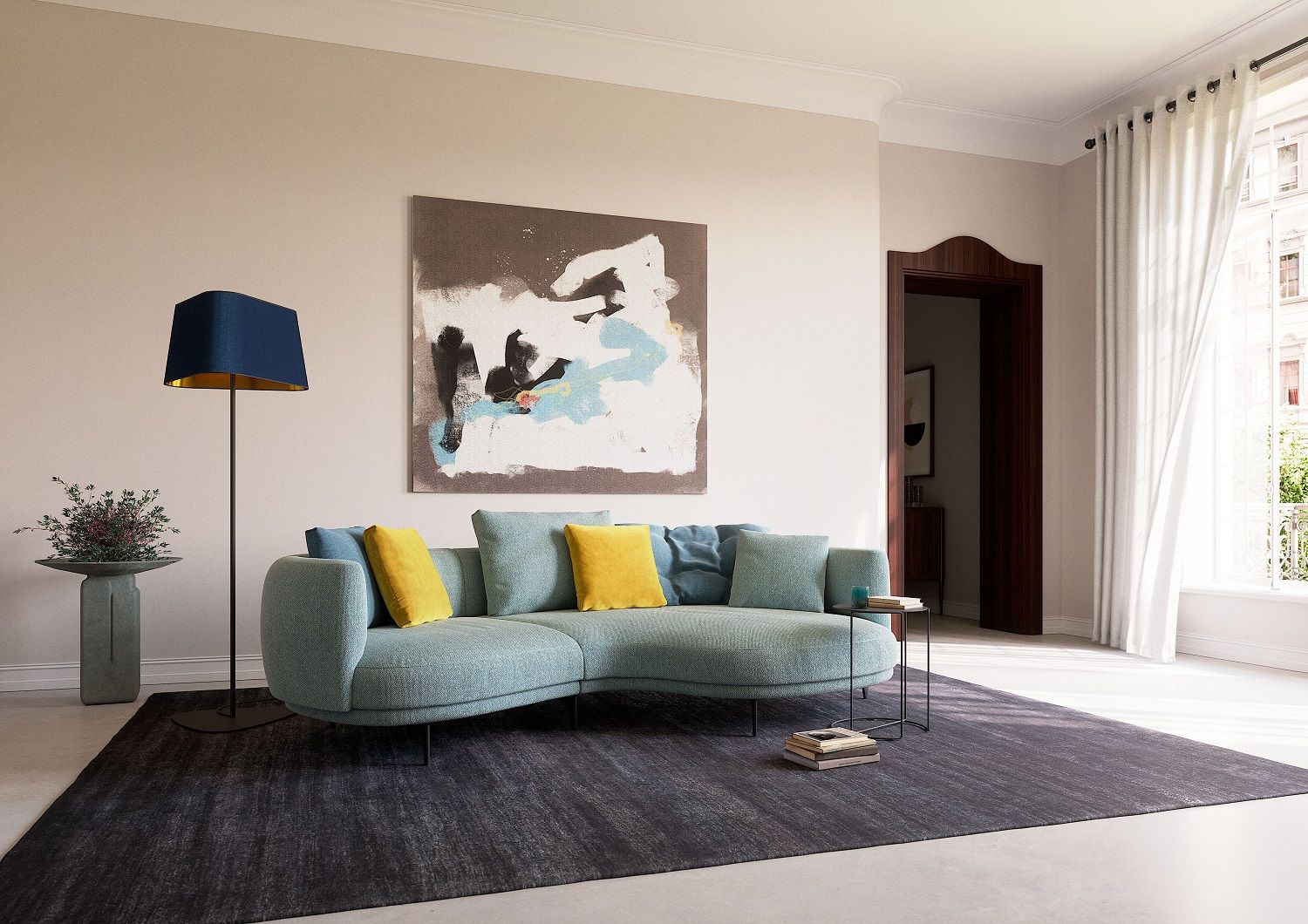 Oki Saddle Table d'appoint ronde Walter Knoll