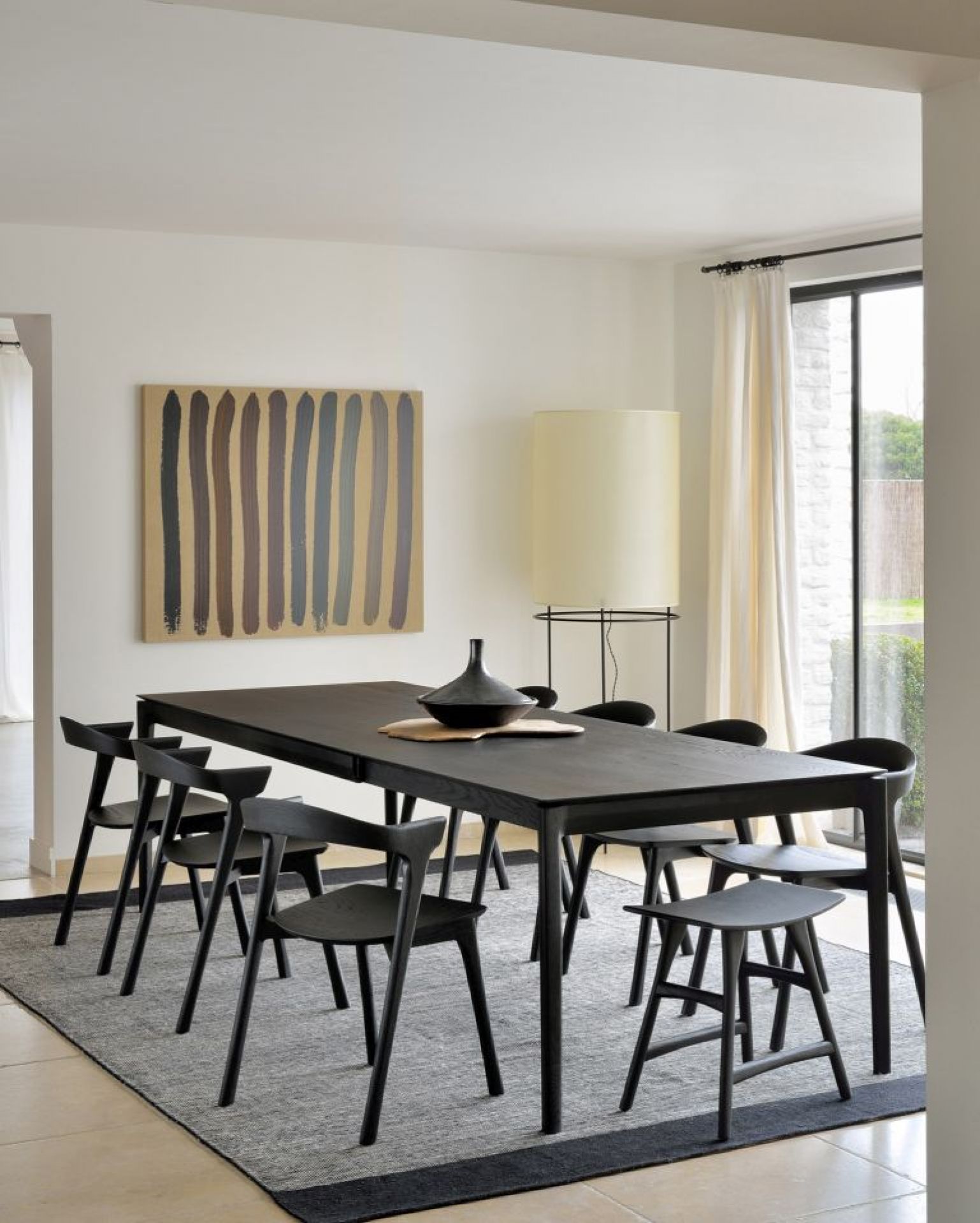 Bok Table extensible Chêne Noir Ethnicraft