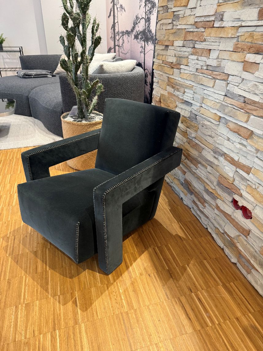 Fauteuil 637 Utrecht TESS.ORTIGIA CACTUS Cassina PIÈCE D'EXPOSITION