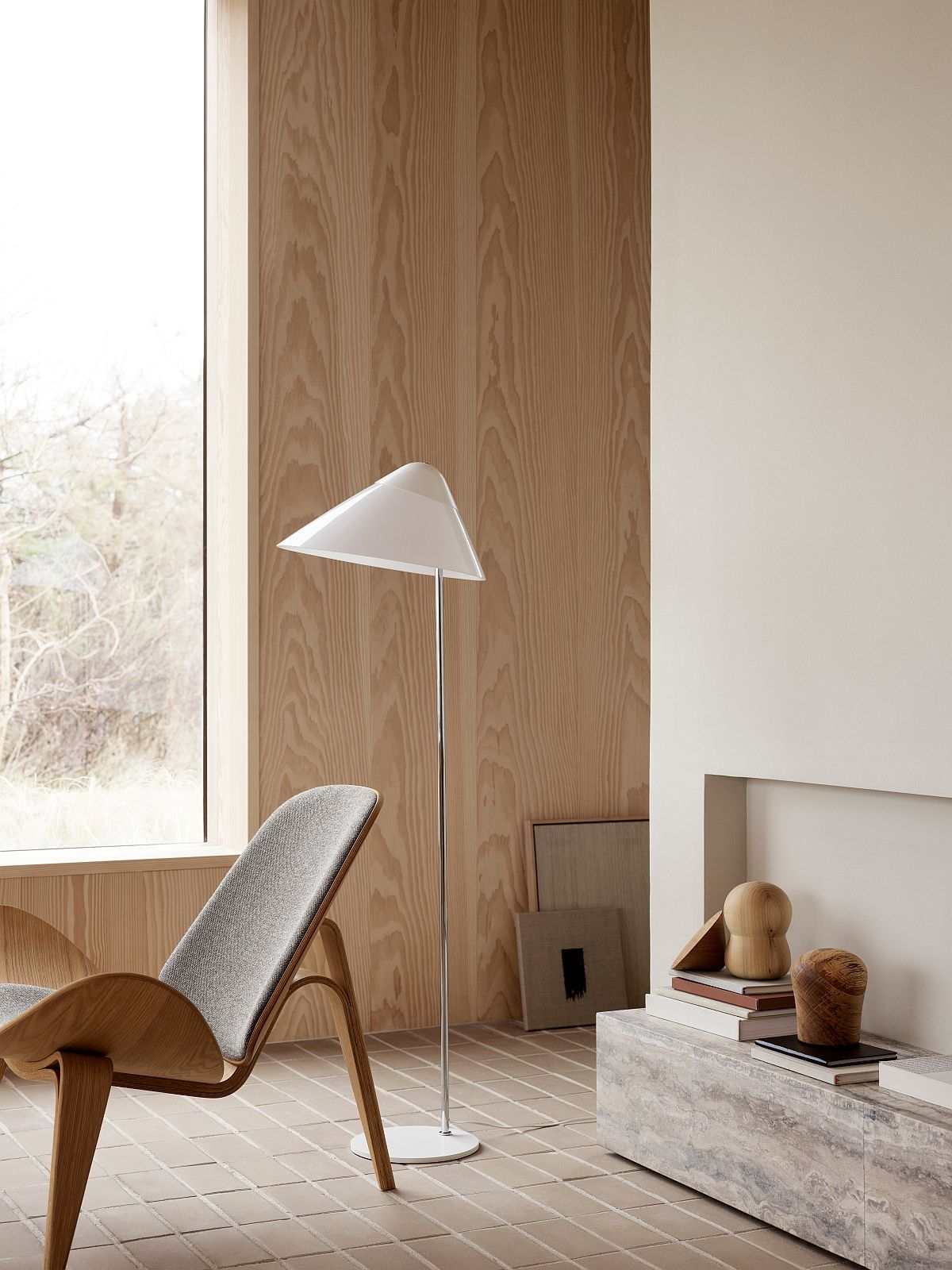 HJW03 Opala Floor Lamp Midi Lampadaire Carl Hansen & Søn