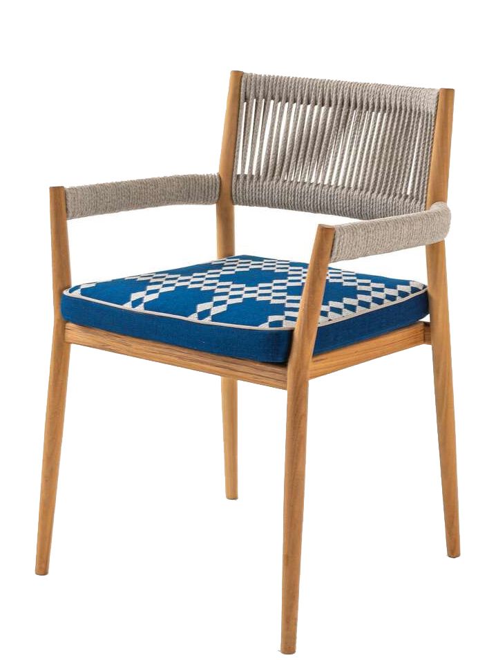 Dine Out Chair chaise avec coussin Cassina