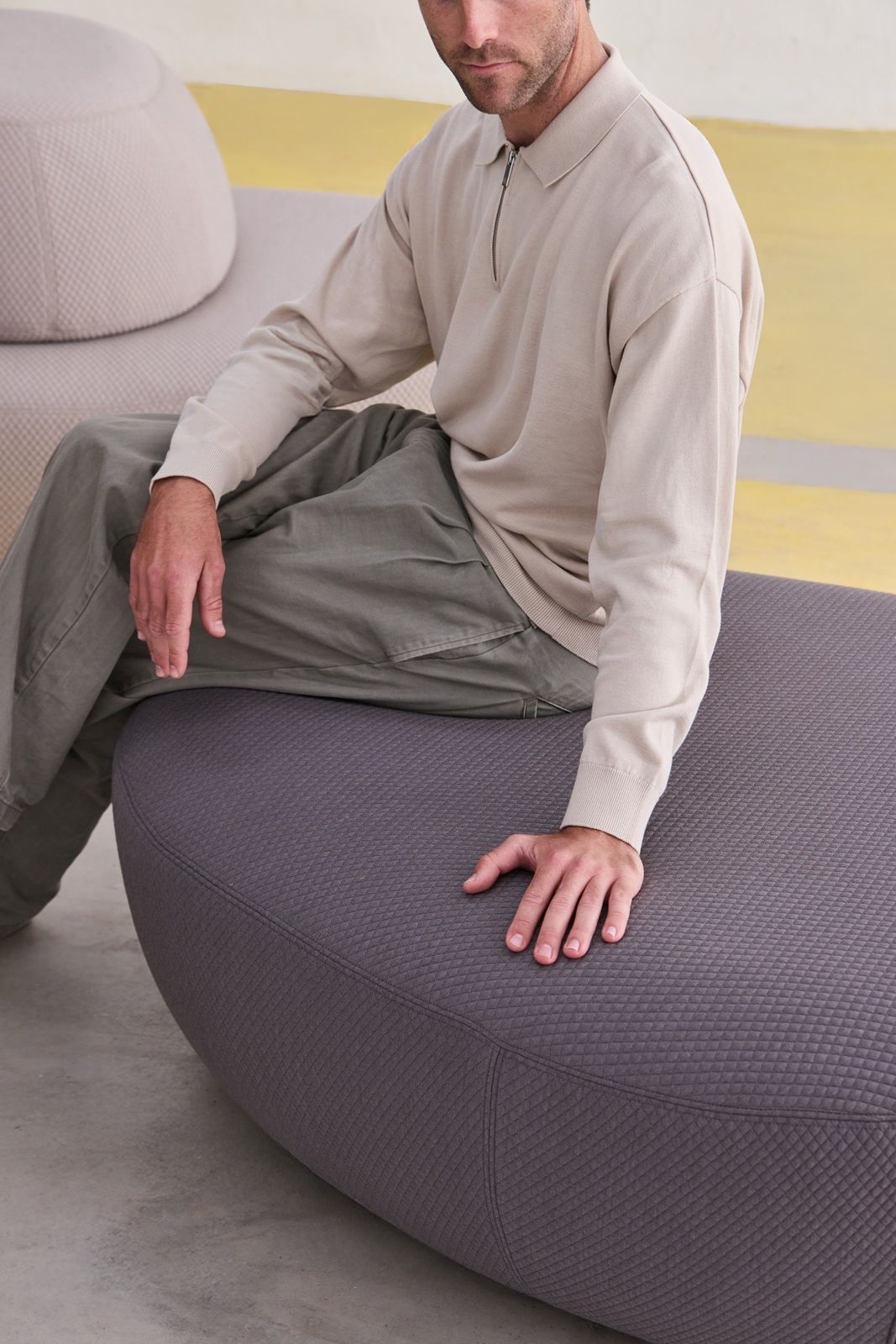 Sisters Pouf Tabouret Softline