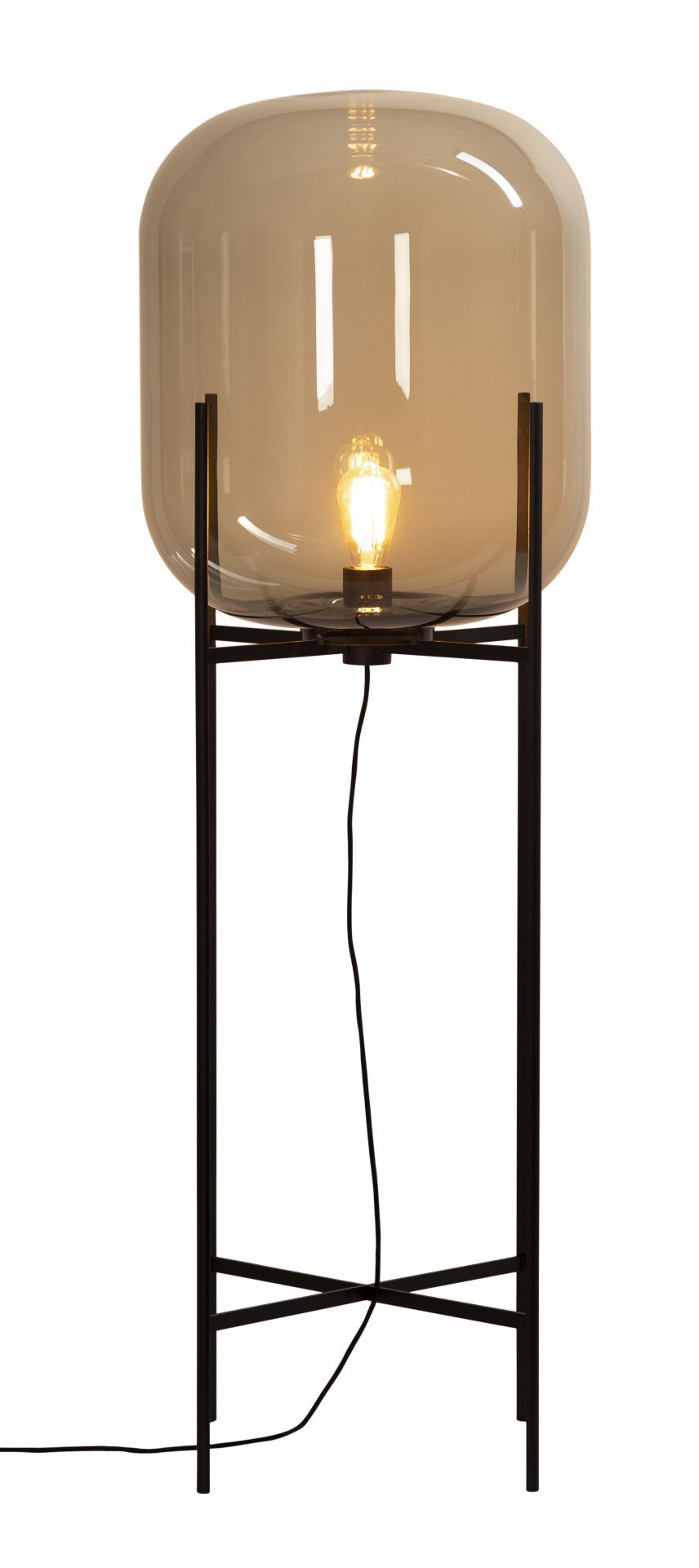 Oda Big lampe à pied gris acier Pulpo