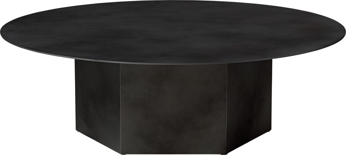 Epic Coffee Table Table basse Midnight Black Acier 110 Gubi