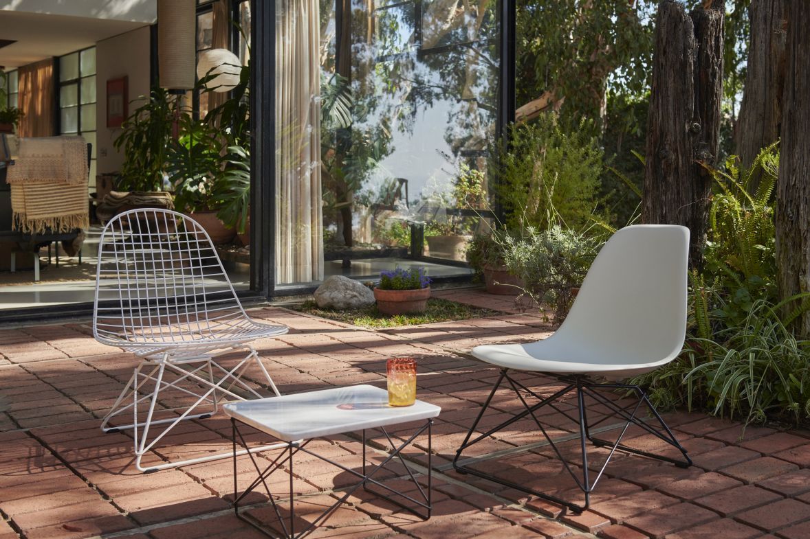 Eames Plastic Side Chair LSR chaise Vitra