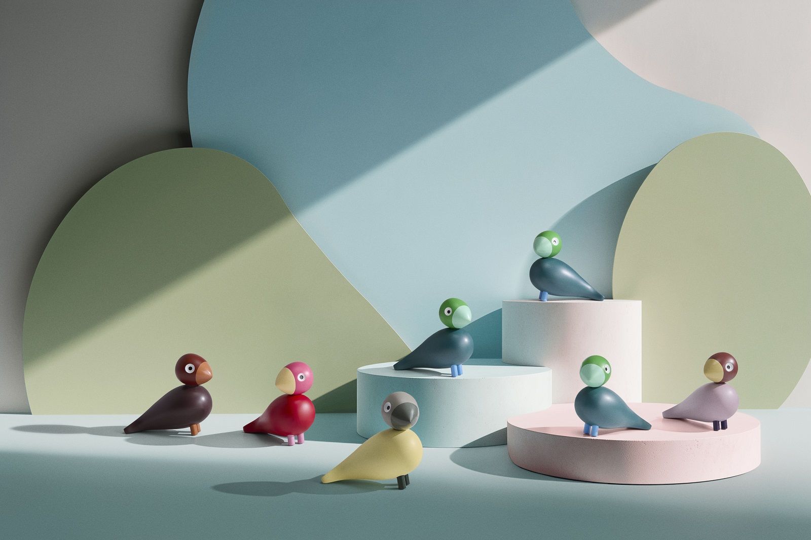 Birk Year Bird 2026 H12.5 cm Vert foncé LIMITED EDITION Kay Bojesen