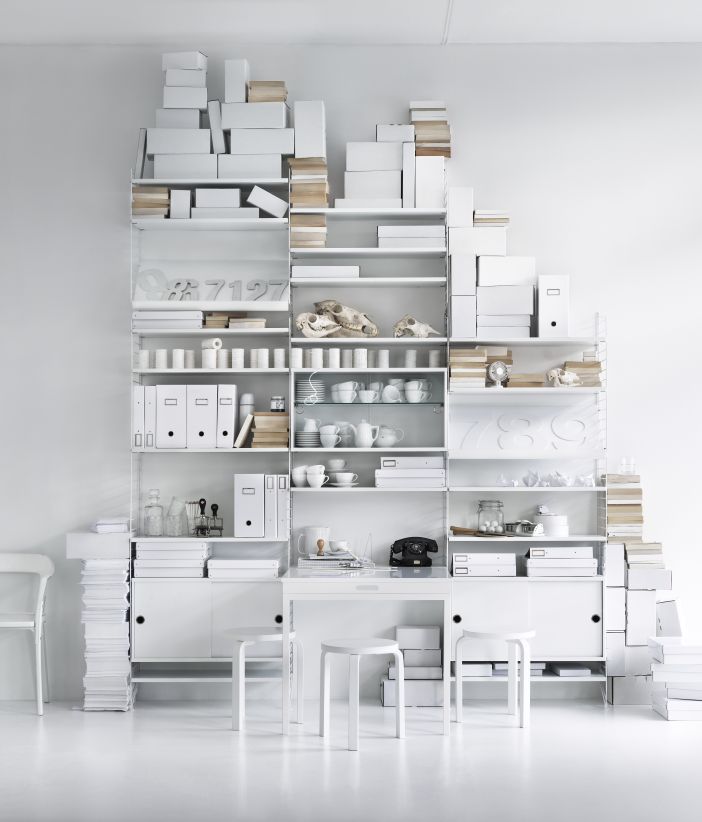 Élément individuel Étagère L 78 cm Pack de 3 String Furniture 
