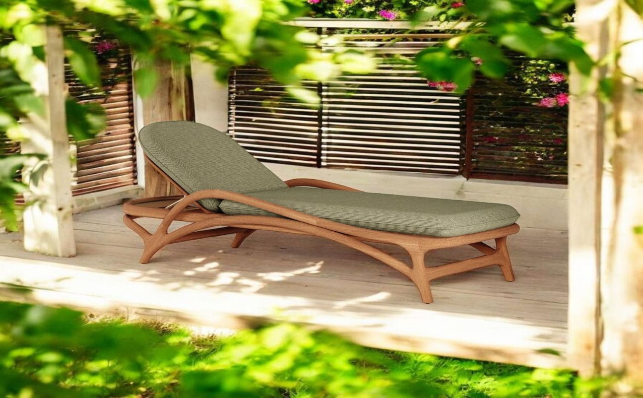 Chaise longue d'extérieur réglable Zen Morpho