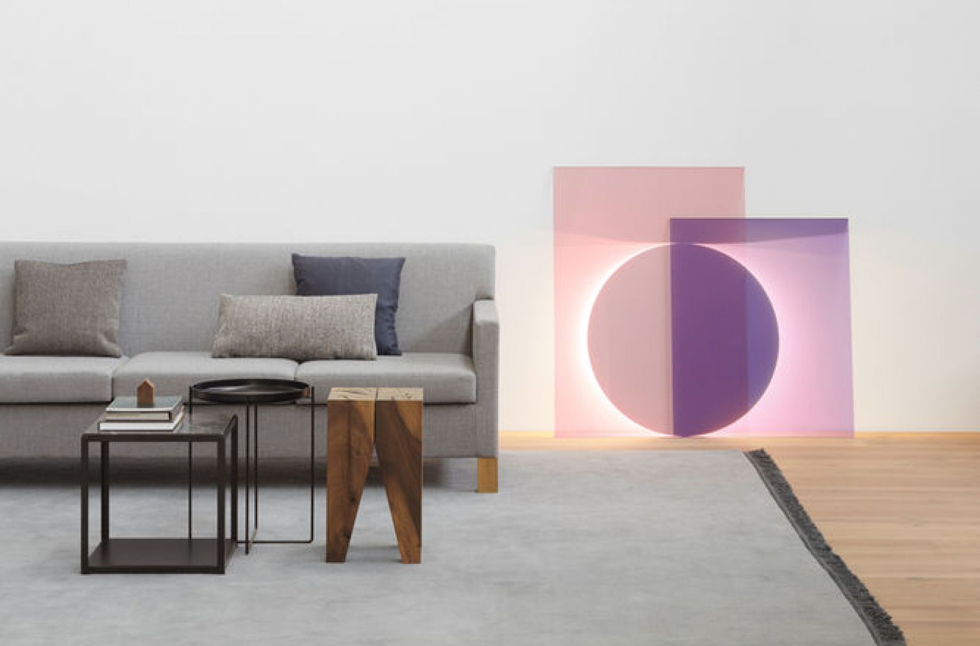 FK12 Fortyforty  Cadre de table d'appoint noir profond e15 