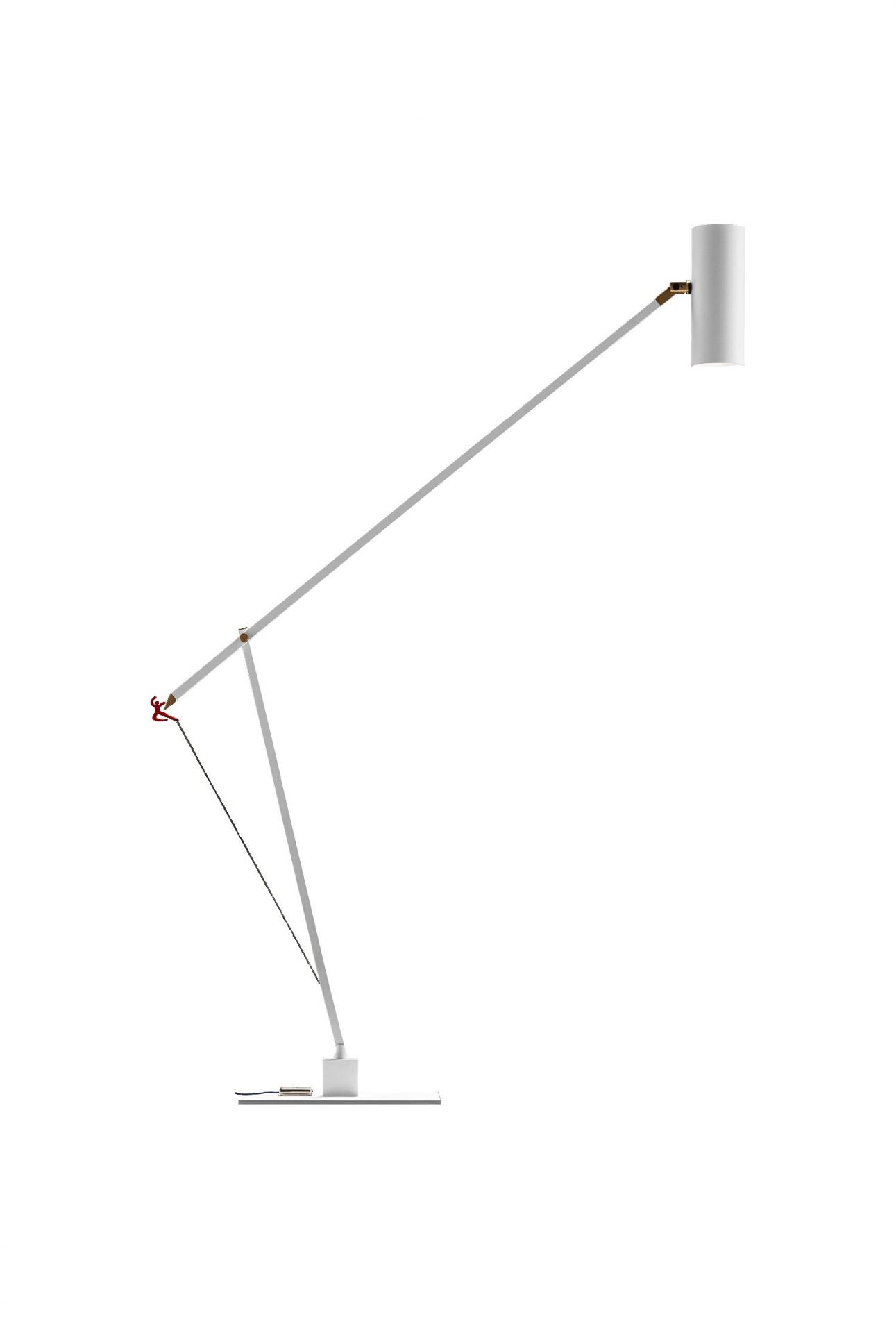 Ettorino T lampe de table blanc Catellani & Smith