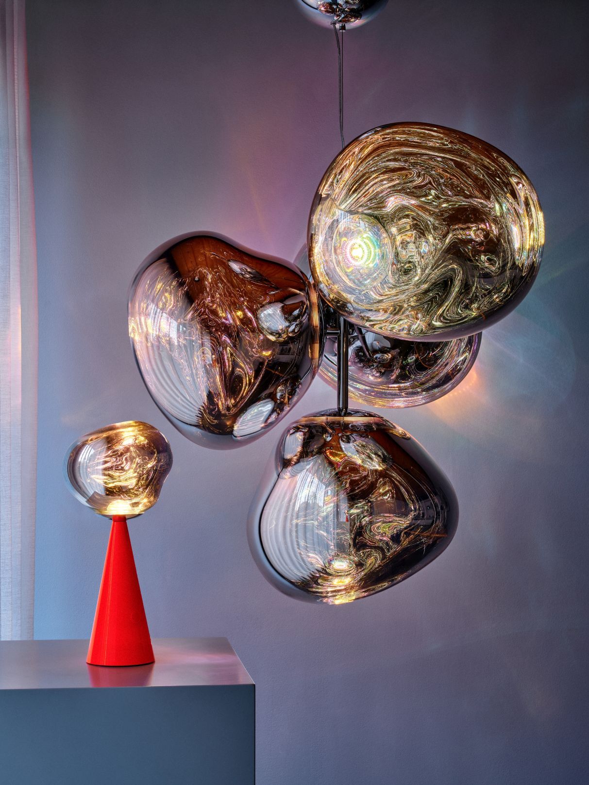 Melt Fluoro lampe de table portable Tom Dixon