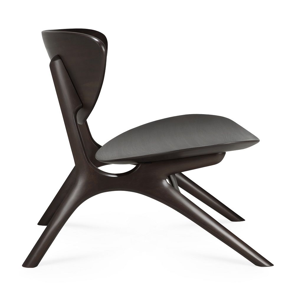 Eye Fauteuil lounge acajou laqué Ethnicraft