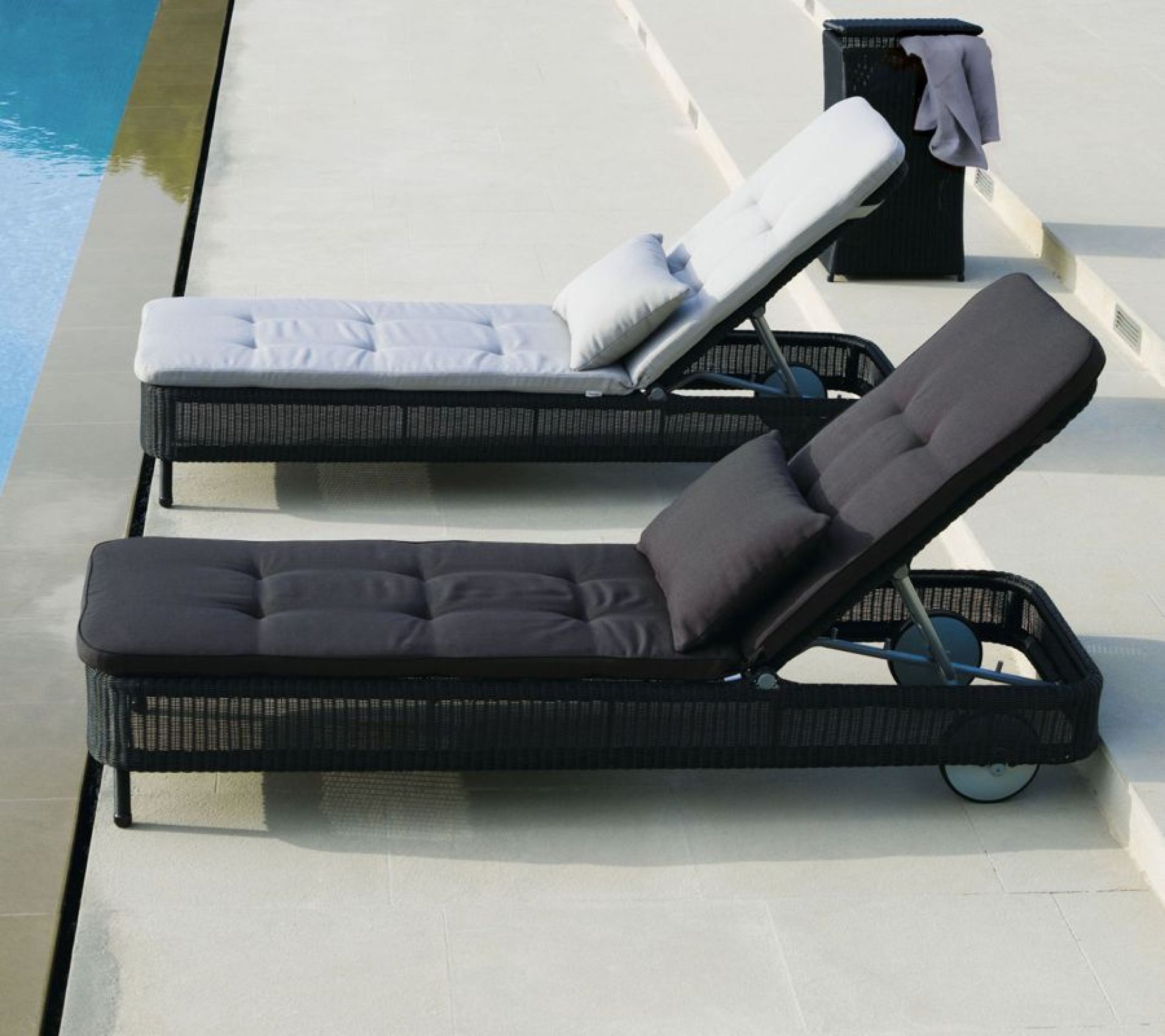 Presley Outdoor Coussin pour Chaise longue Cane-Line noir