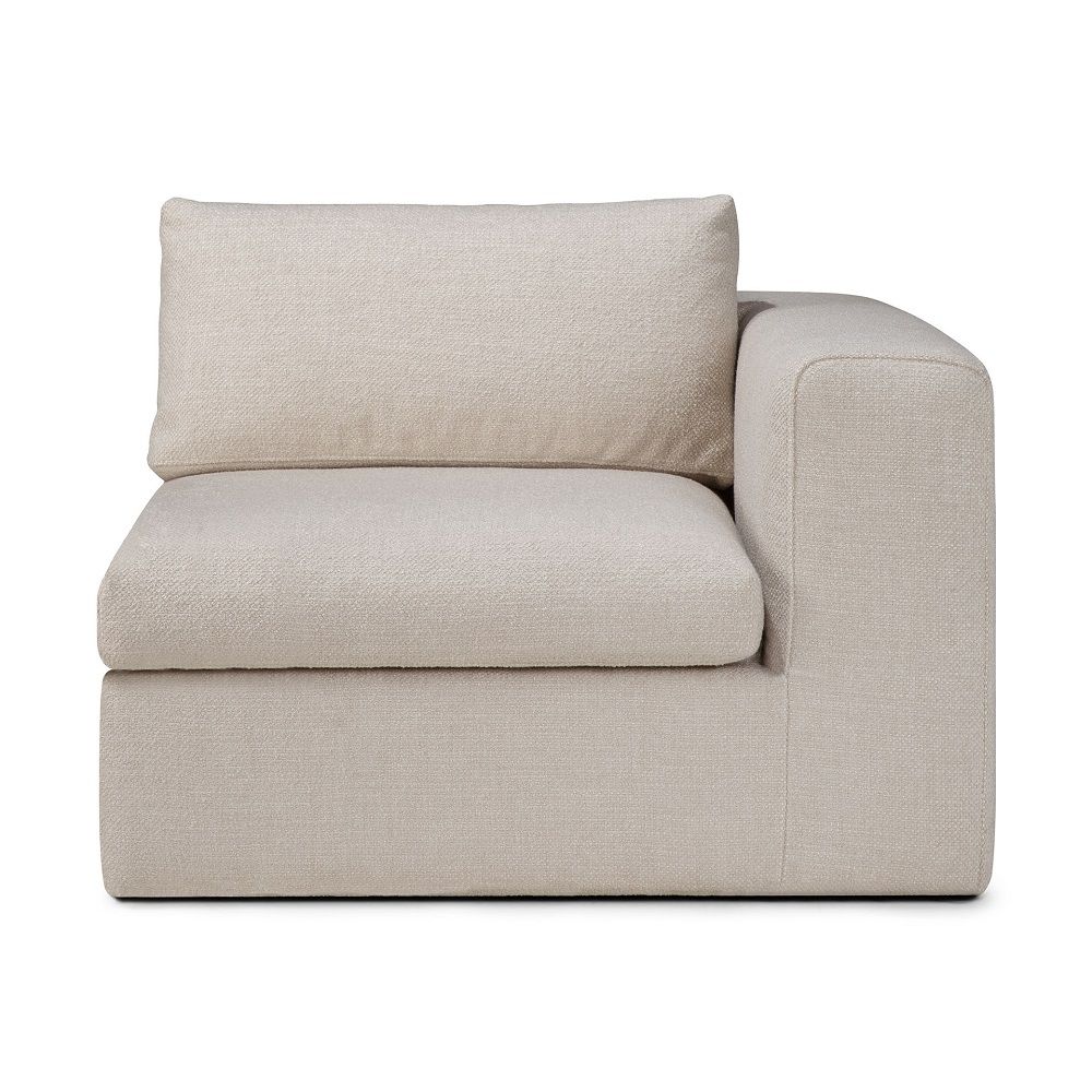 Canapé Mellow accoudoir gauche/droit Ivory tissu Ethnicraft 