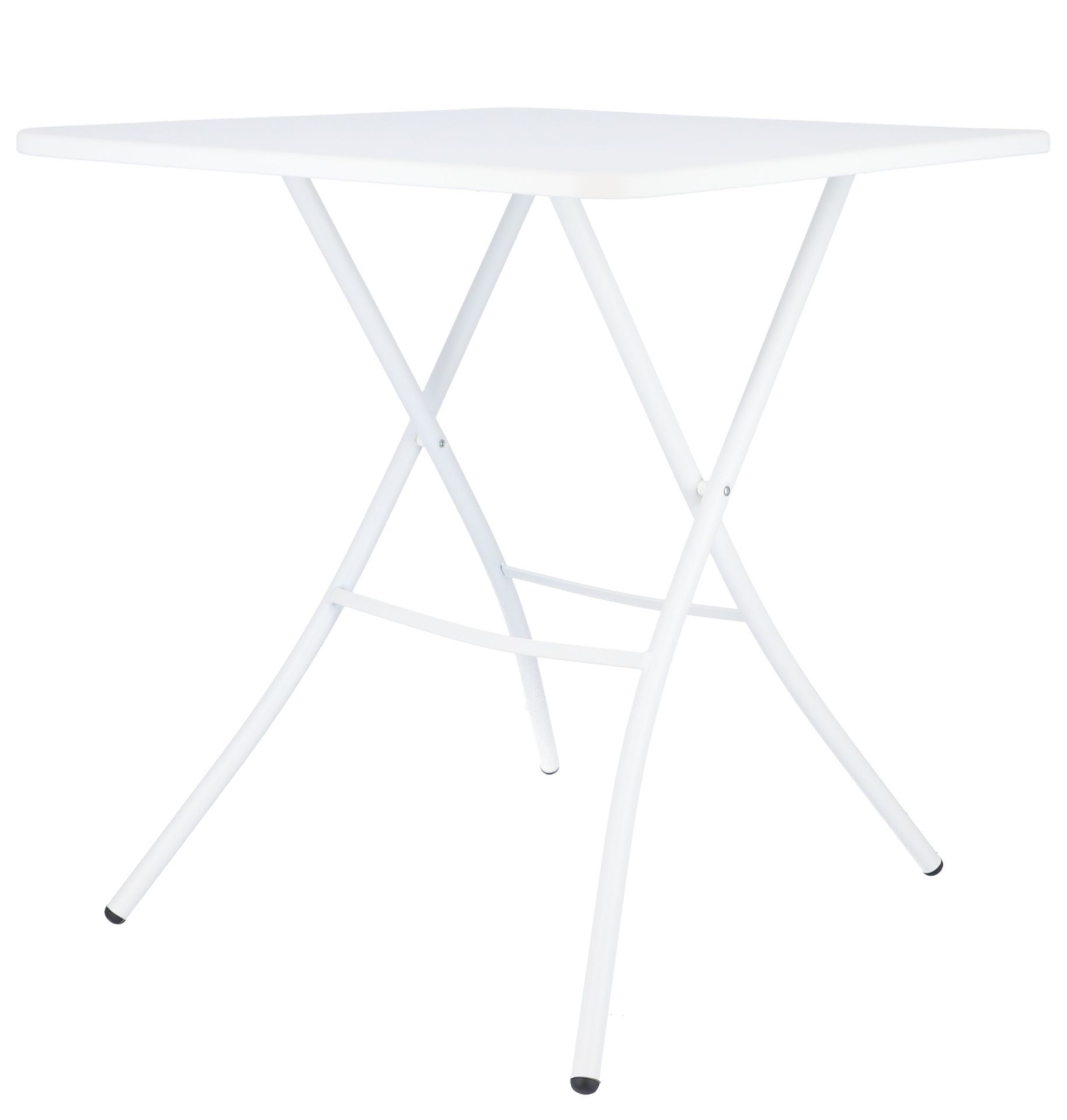 Fiam Sirio table pliante L 67 x P 67 x H 73 cm Outdoor Jan Kurtz Blanc