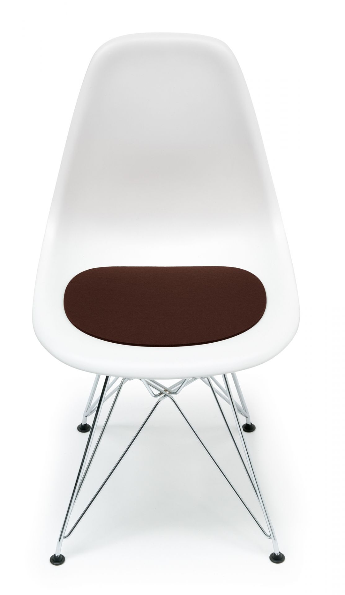 Coussin de siège-Feutre Eames Plastic Side Chairs DSR / DSW chocolat Hey Sign