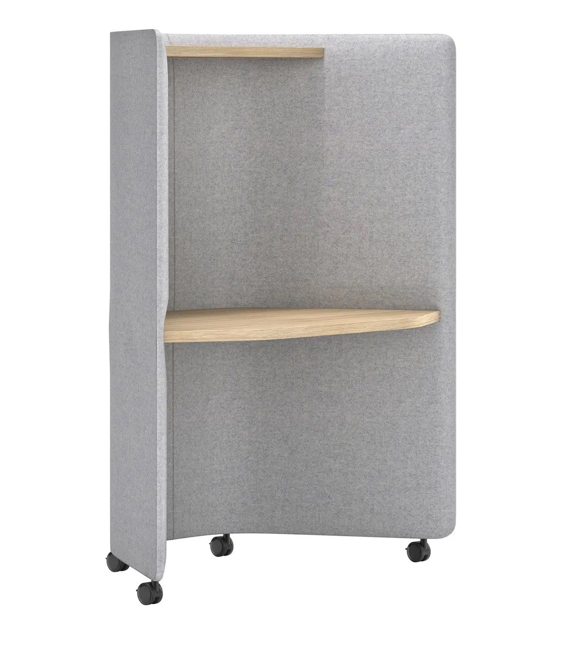 In Out Office ME2259 Table de bureau avec cloisons absorbant le son Andreu World