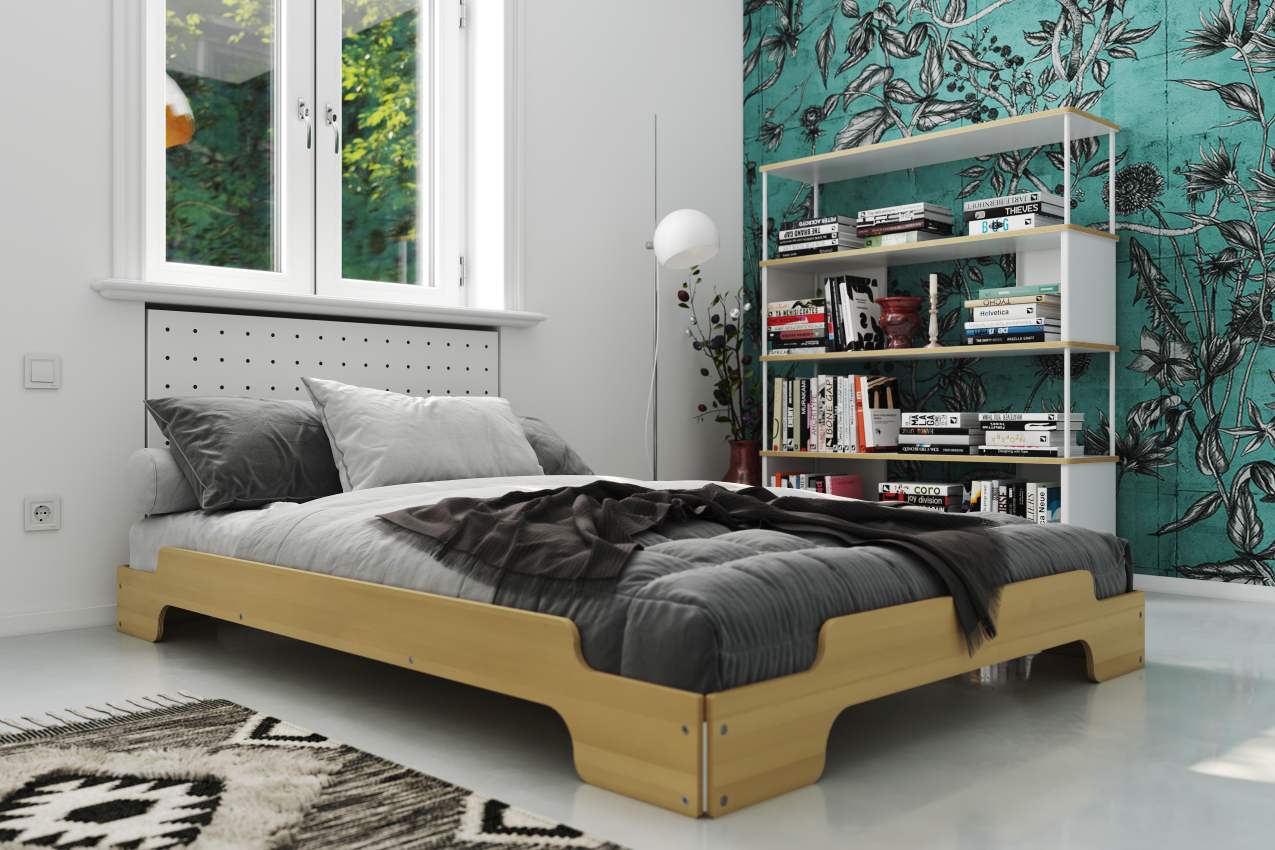 Chaise longue empilable Confort L 100 x L 200 cm Müller Möbelwerkstätten OFFRE SPECIALE