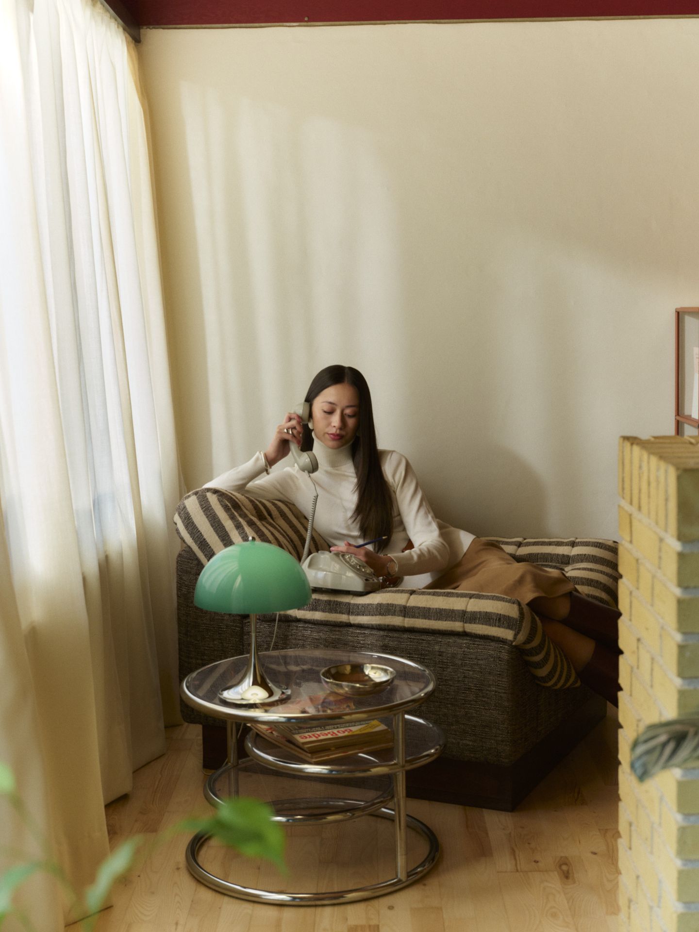 Panthella 250 Portable Chrome Lampe à batterie / lampe de table Louis Poulsen