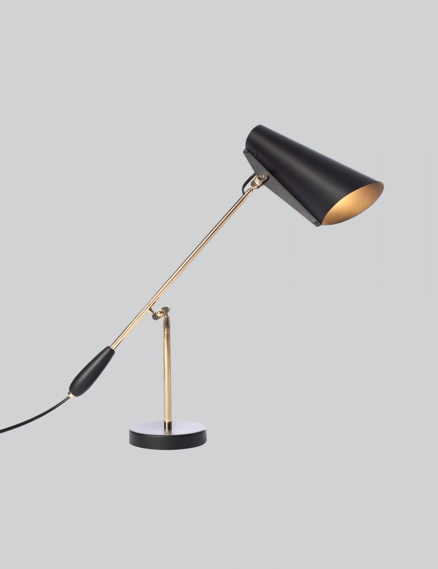 Birdy lampe de table noir/bronze Northern