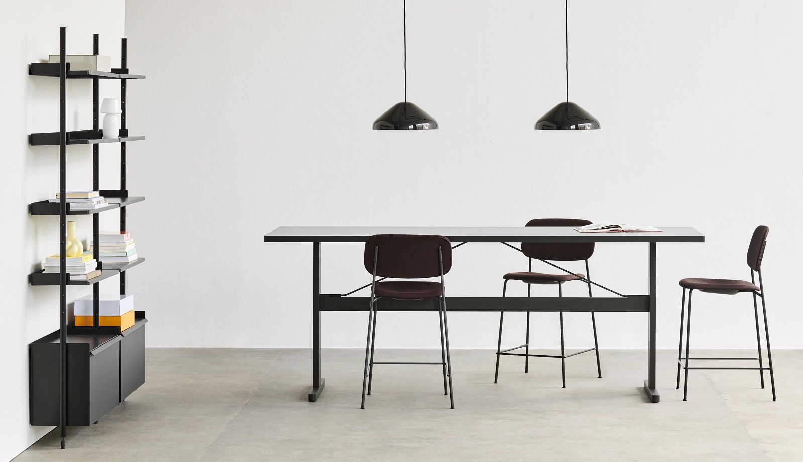 Soft Edge 90 Bar Stool Low / High Tabouret de bar Hay