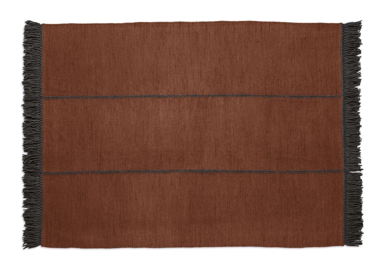 Mía Tapis marron 200x300cm Nanimarquina
