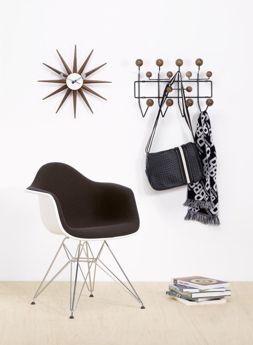 Sunburst Clock Horloge Murale - Noyer Vitra