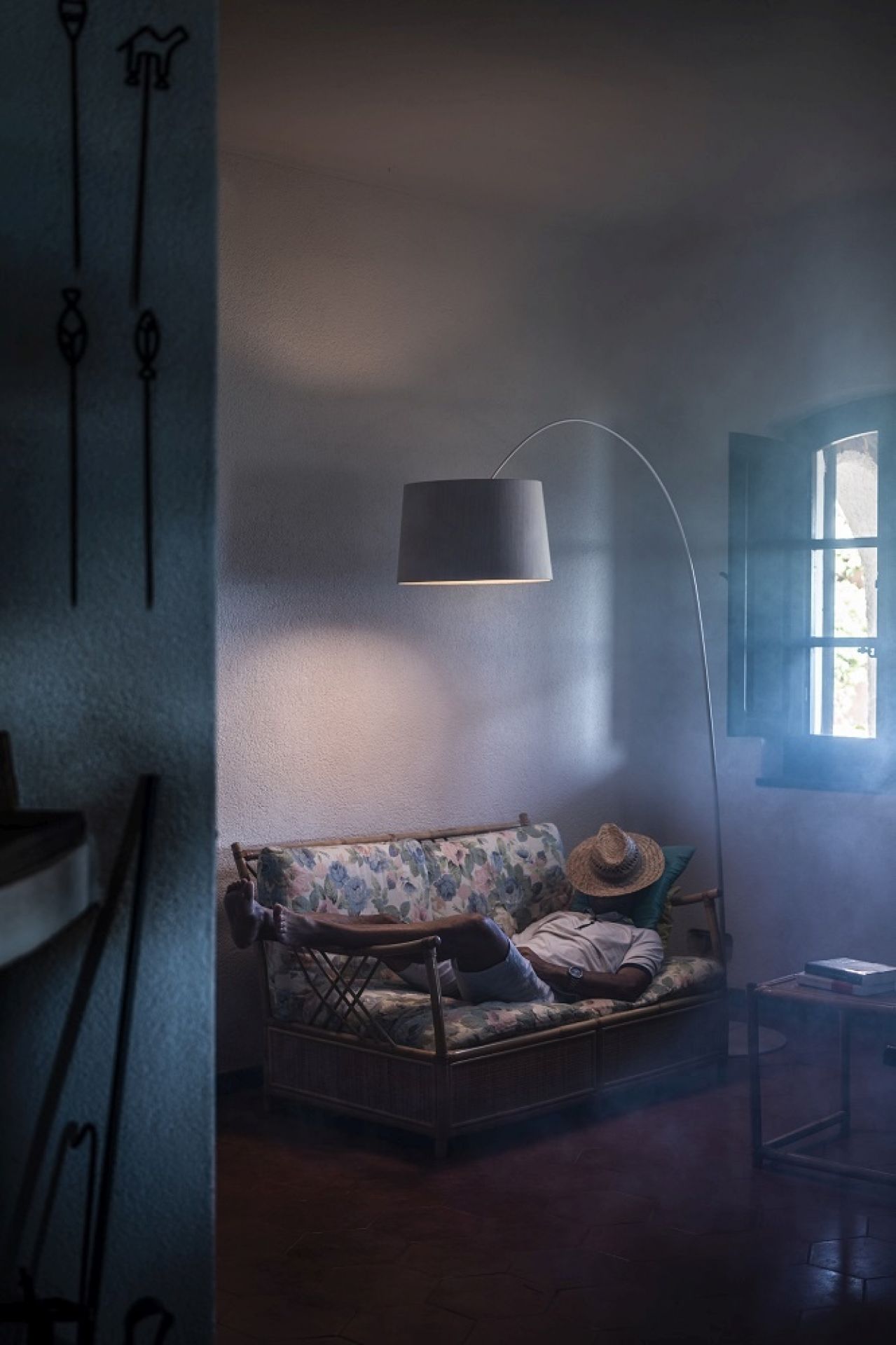 Twiggy Wood LED Lampadaire Foscarini 