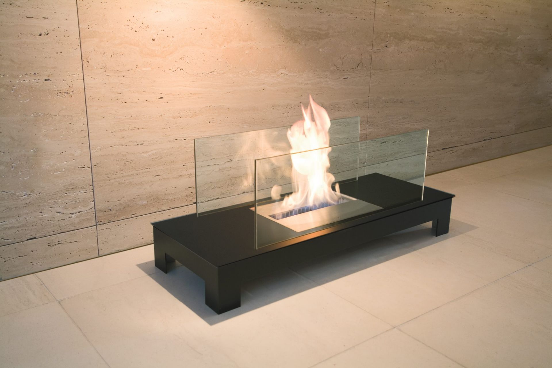 Floor Flame Cheminée Éthanol Radius
