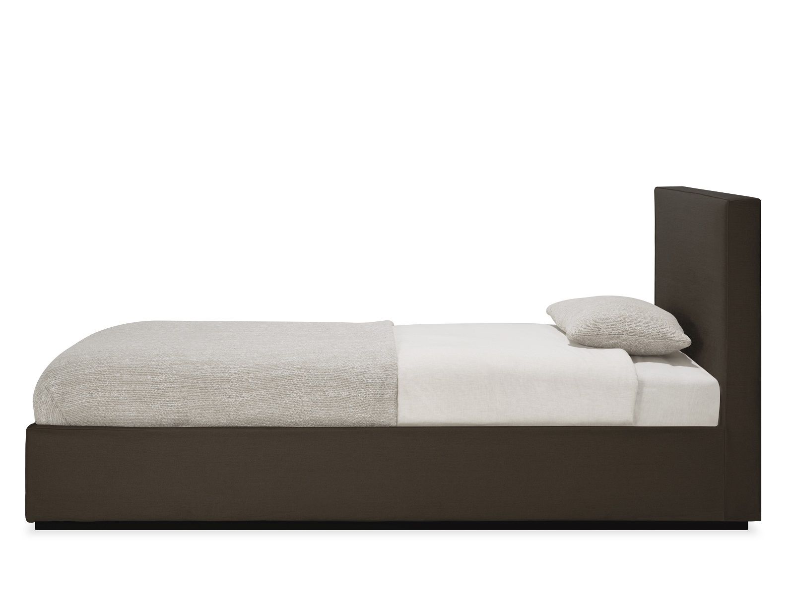 Revive Lit housse amovible L 98 x W 214 cm Ethnicraft Grey Leinen