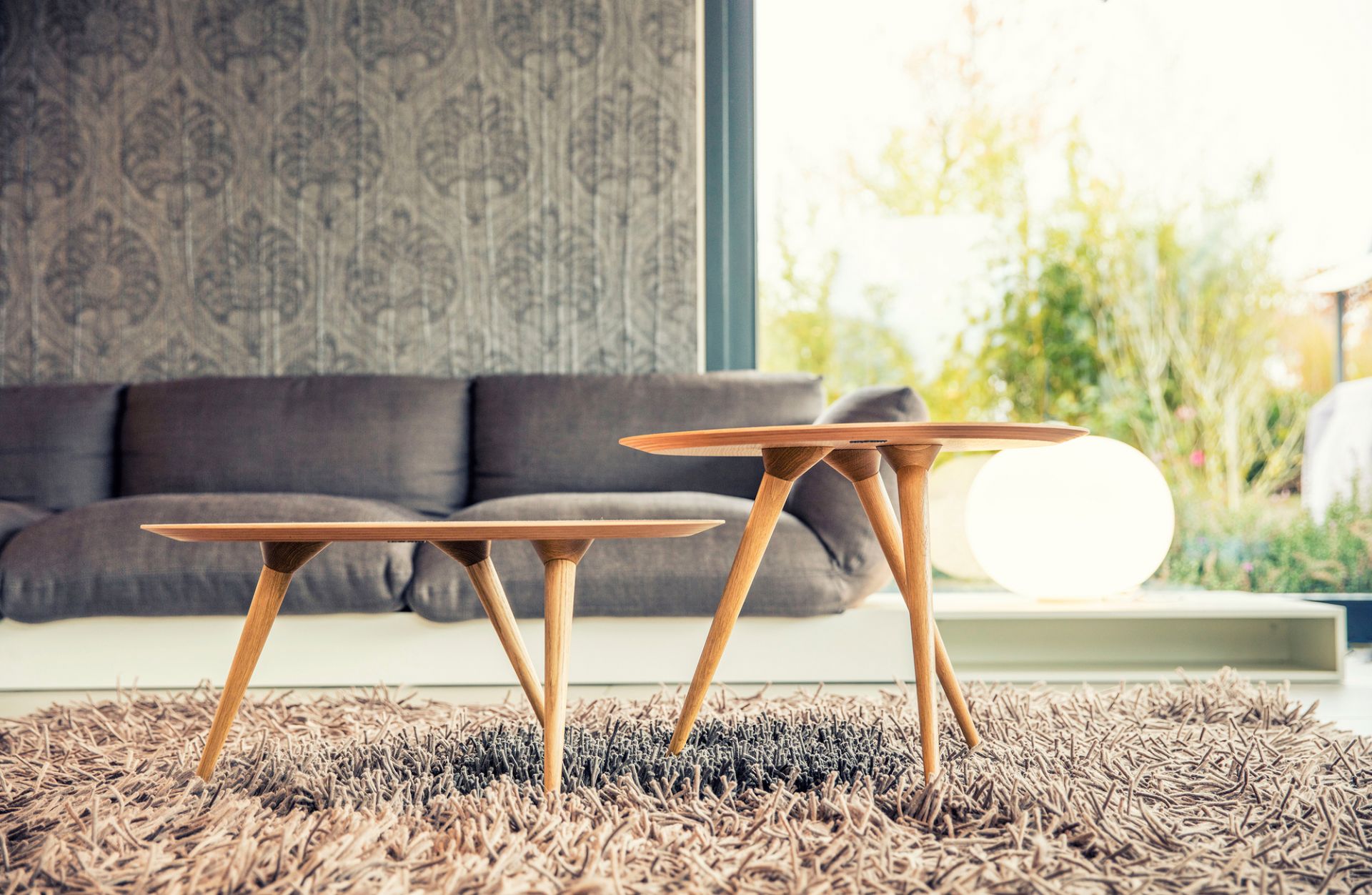 Turn low Table d'appoint chêne naturel Maigrau