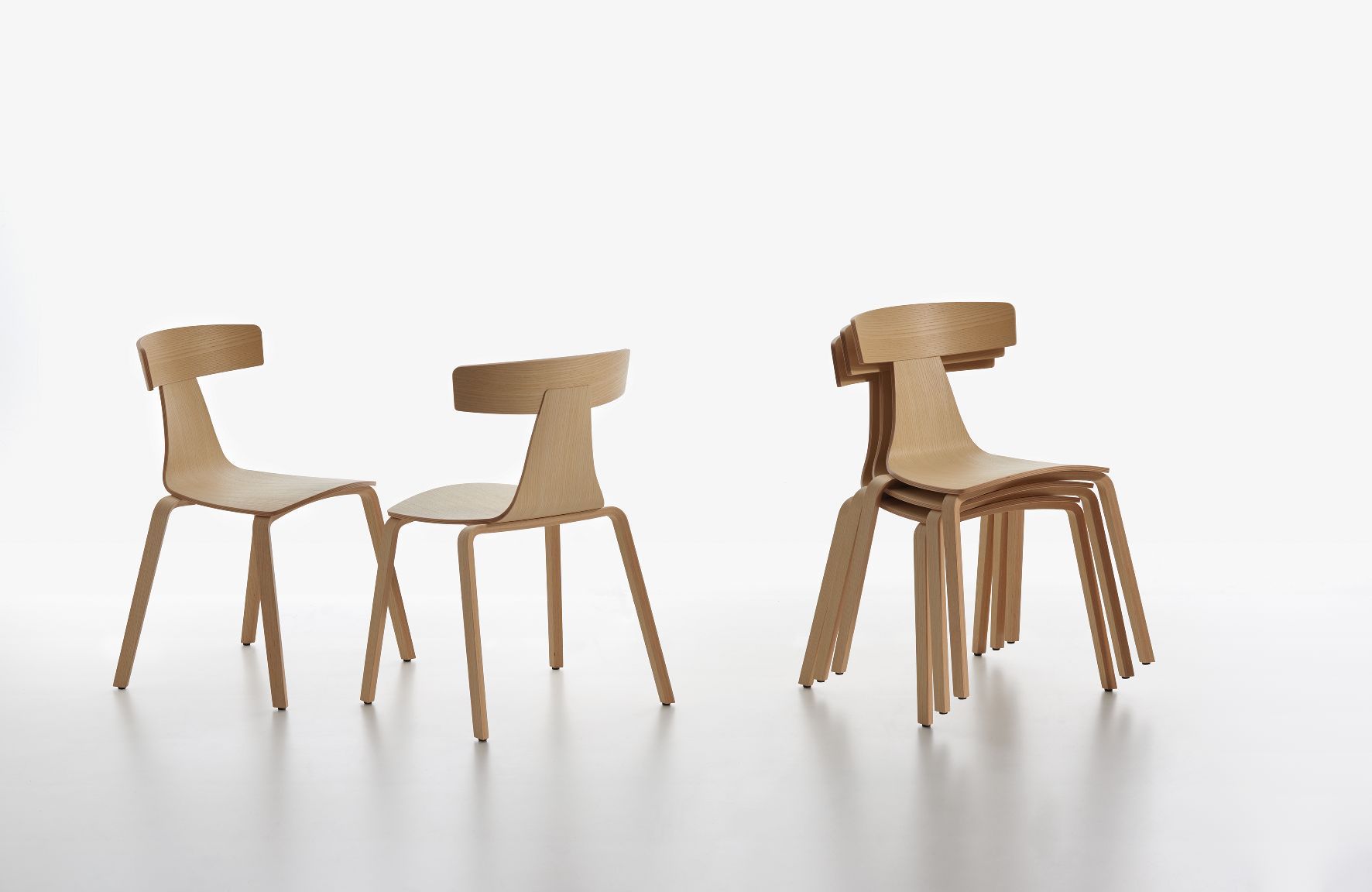 Remo Wood Chair chaise en bois Plank 