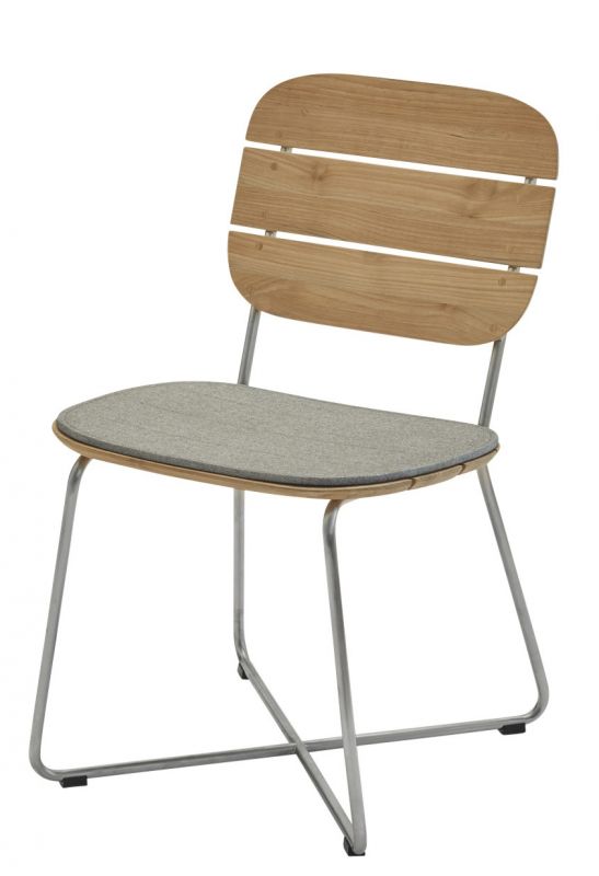 Lilium Chair Chaise Cushion Coussin d'assise extérieur Skagerak by Fritz Hansen Ash