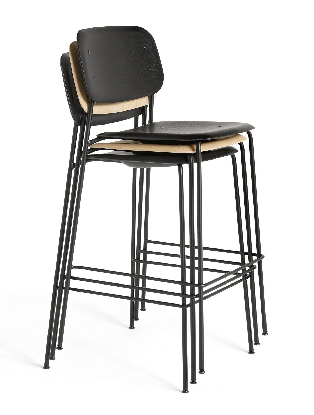 Soft Edge 90 Bar Stool Low / High Tabouret de bar Hay