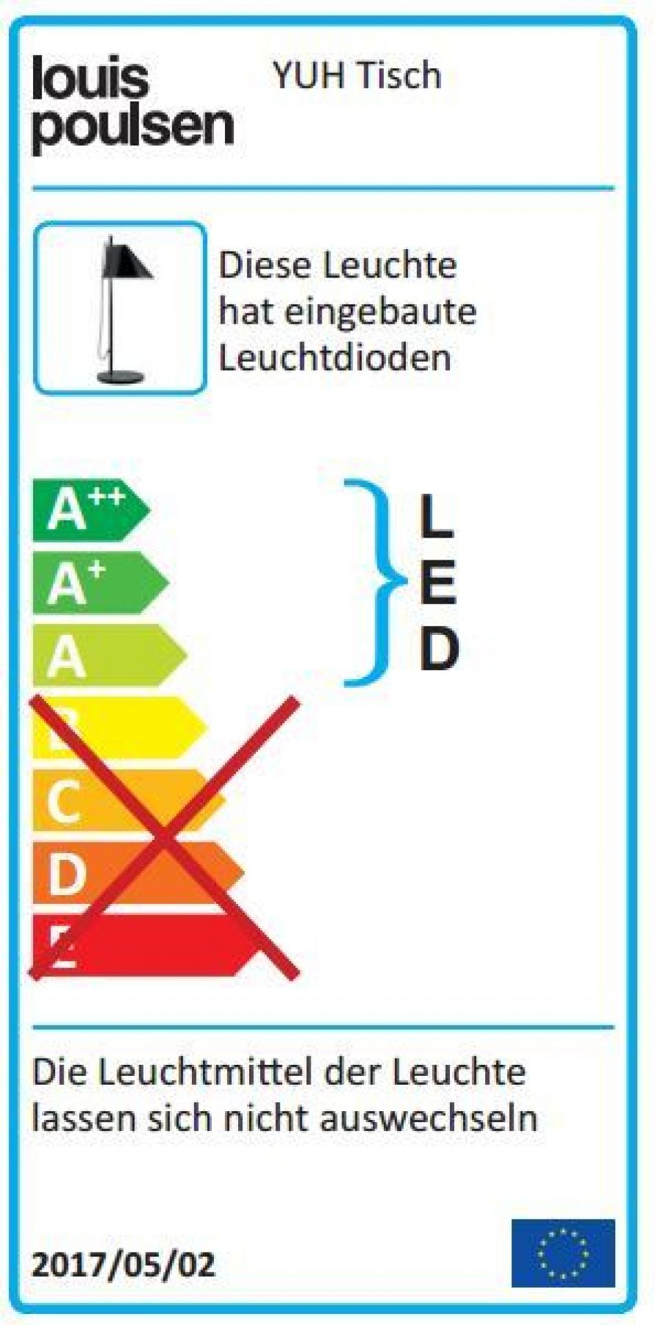 Yuh LED lampe de table BLANC Louis Poulsen UNIQUE