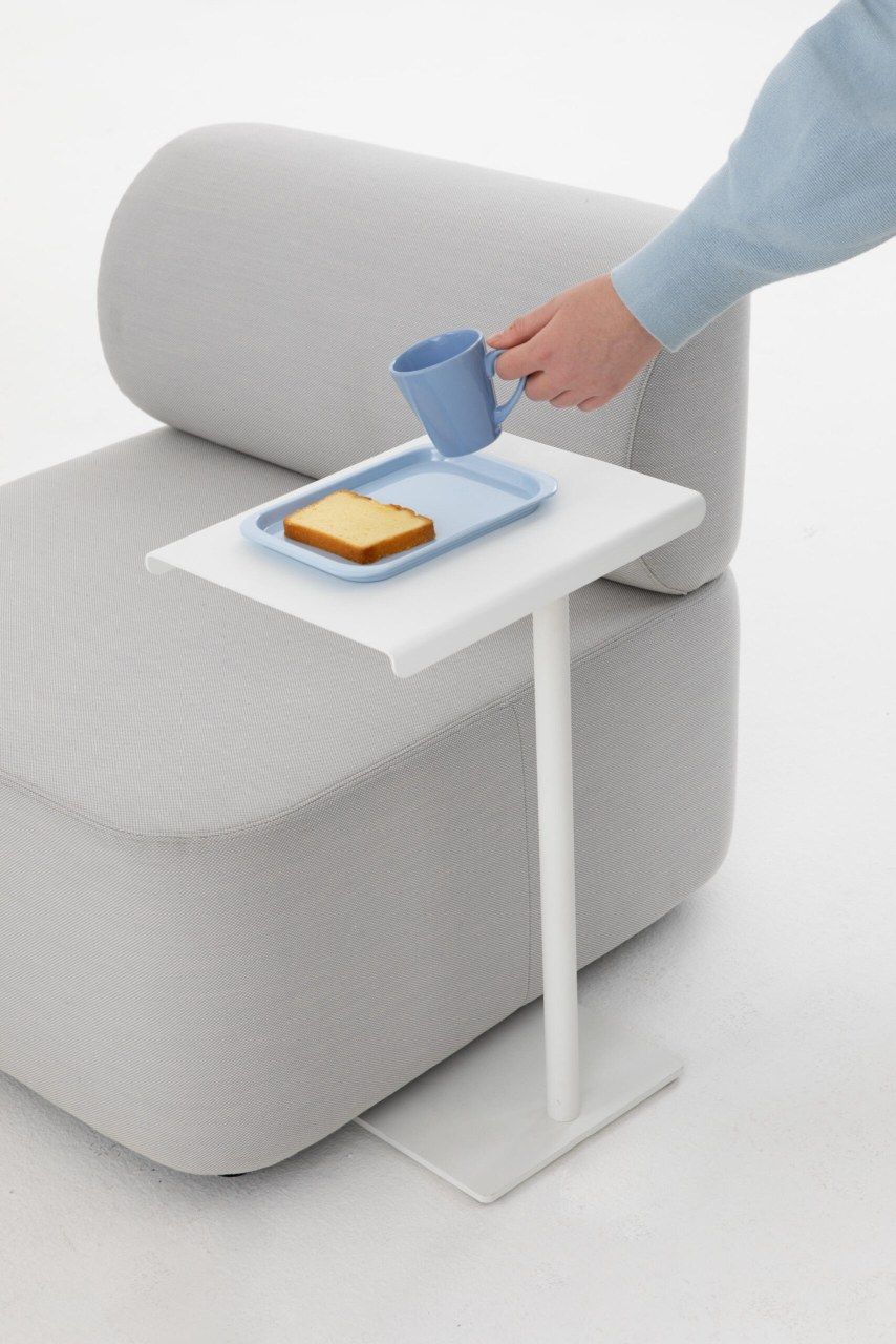 Mezza élément d'assise avec dossier Canapé Cascando 