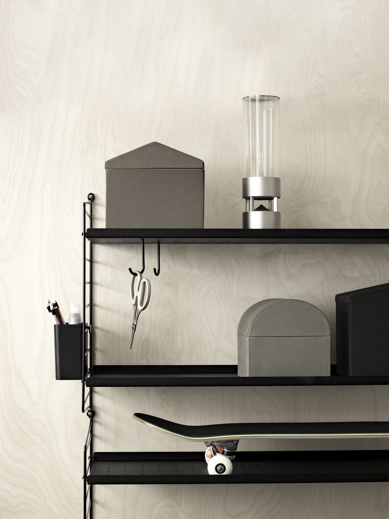 Organizers Boîtes de rangement String Furniture Beige