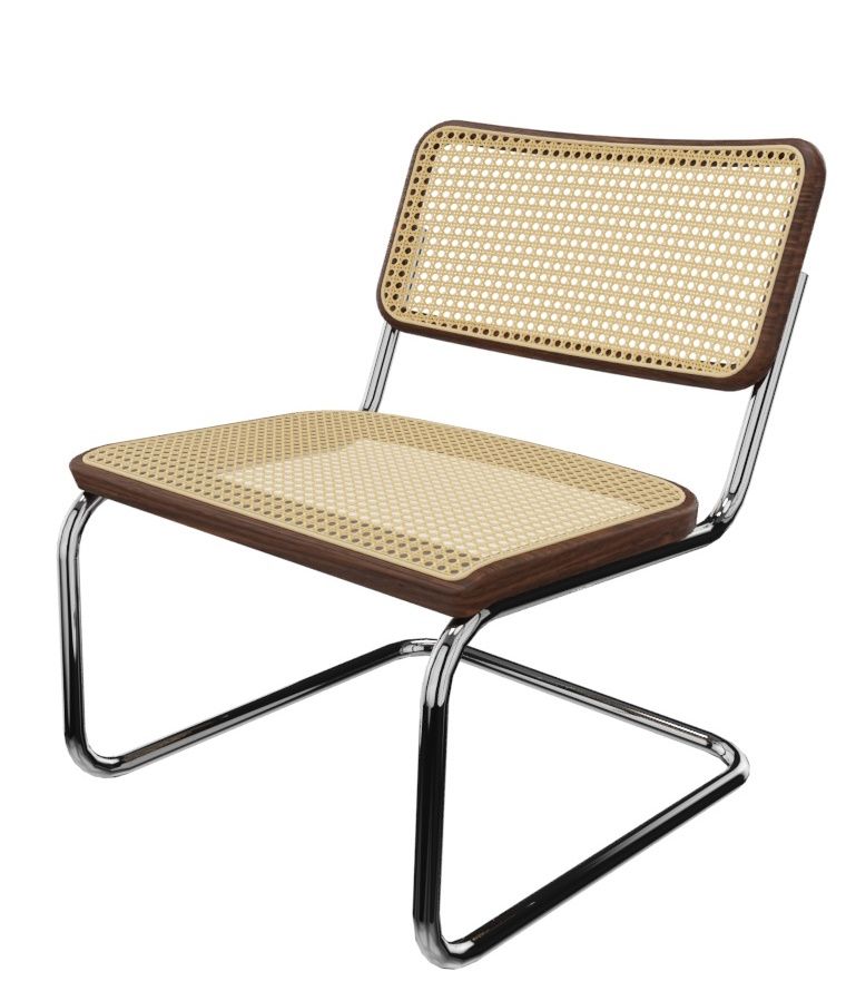 S 32 VL Lounge Chair Fauteuil NOISET AVEC LAQUE BOIS NATUREL LACKIETZ / TUBE NATUREL Thonet OFFRE SPECIALE