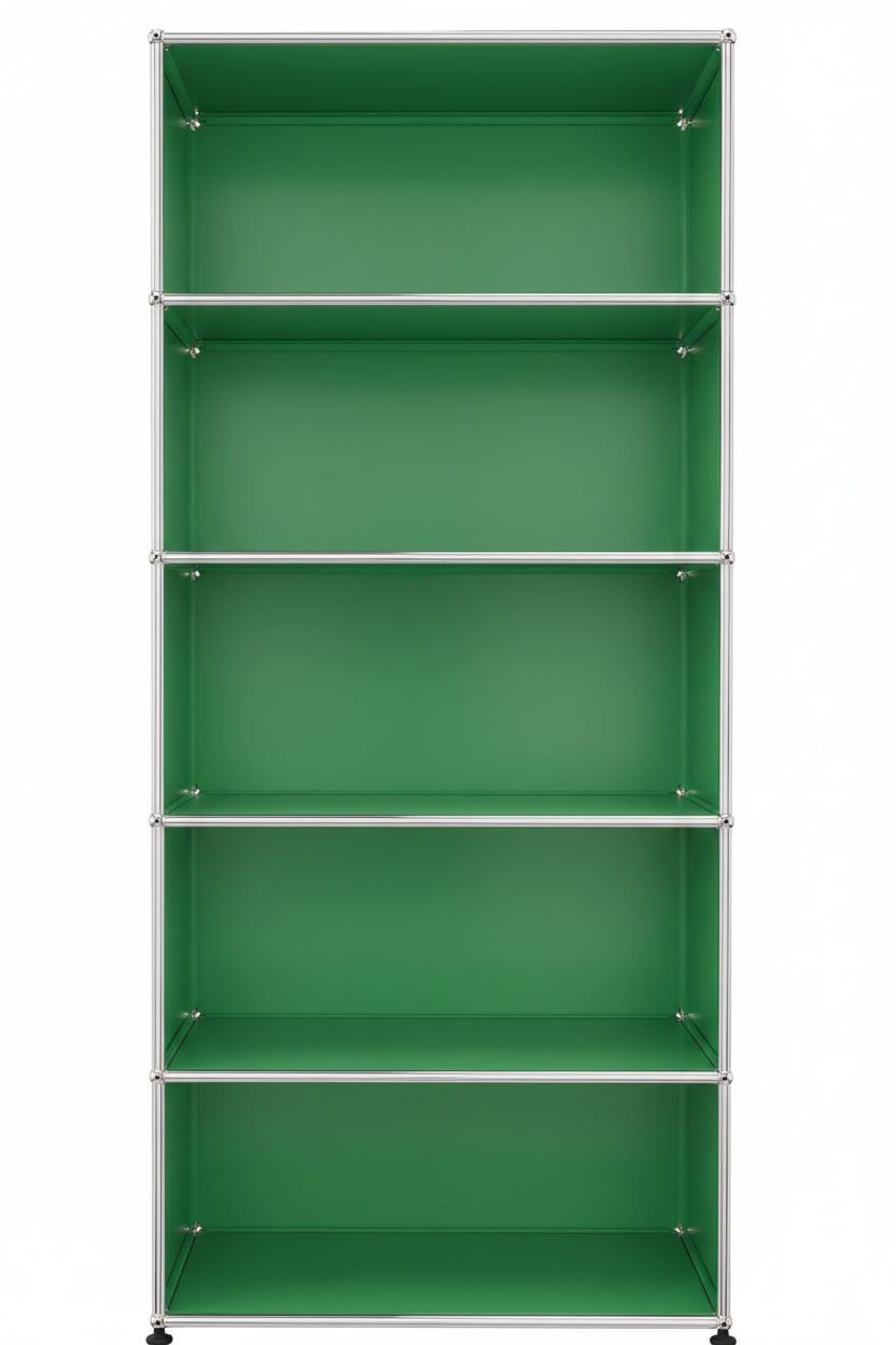 Étagère ouverte USM Haller H 179 cm Verte
