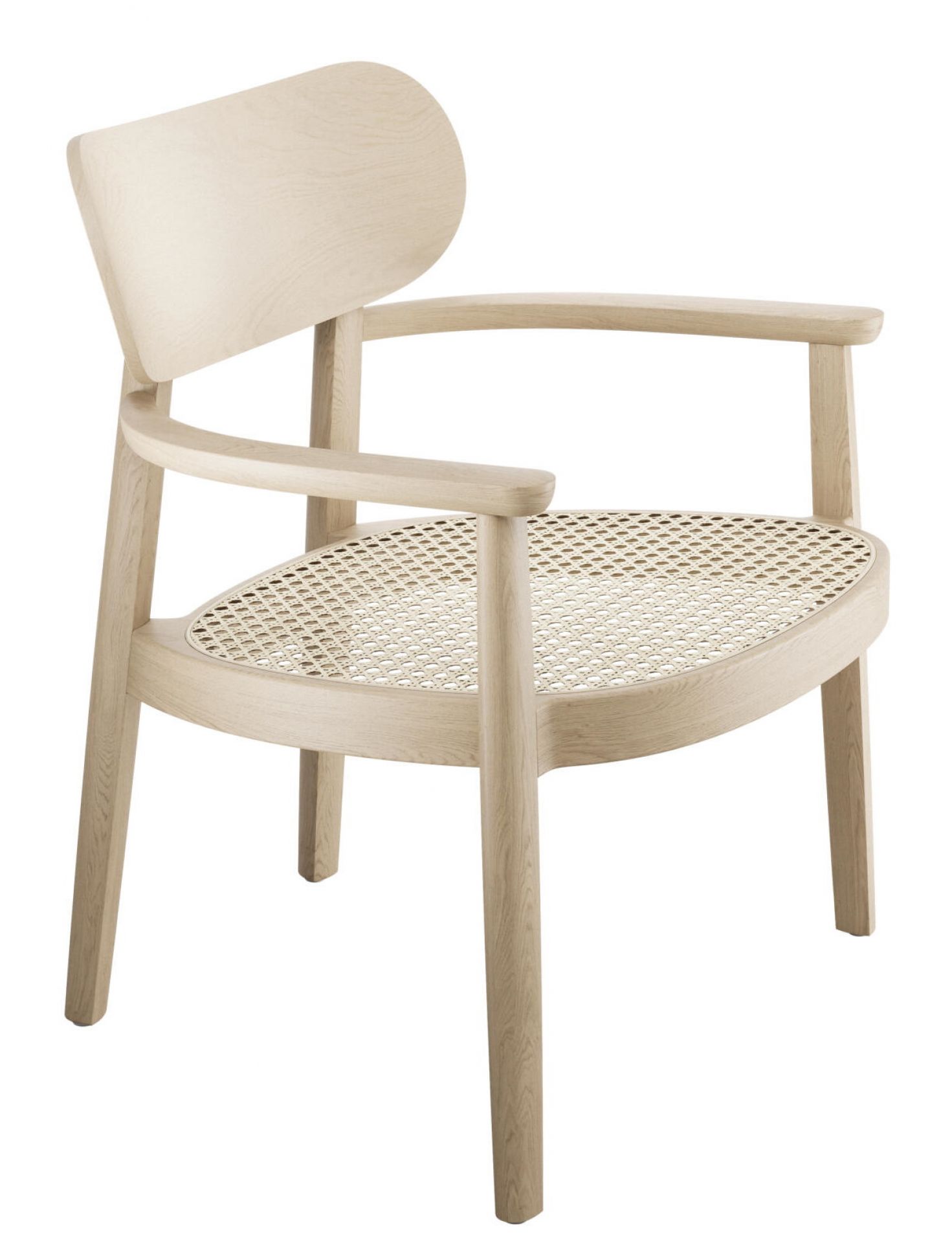 Fauteuil en bois avec accoudoirs 119 MF Thonet 