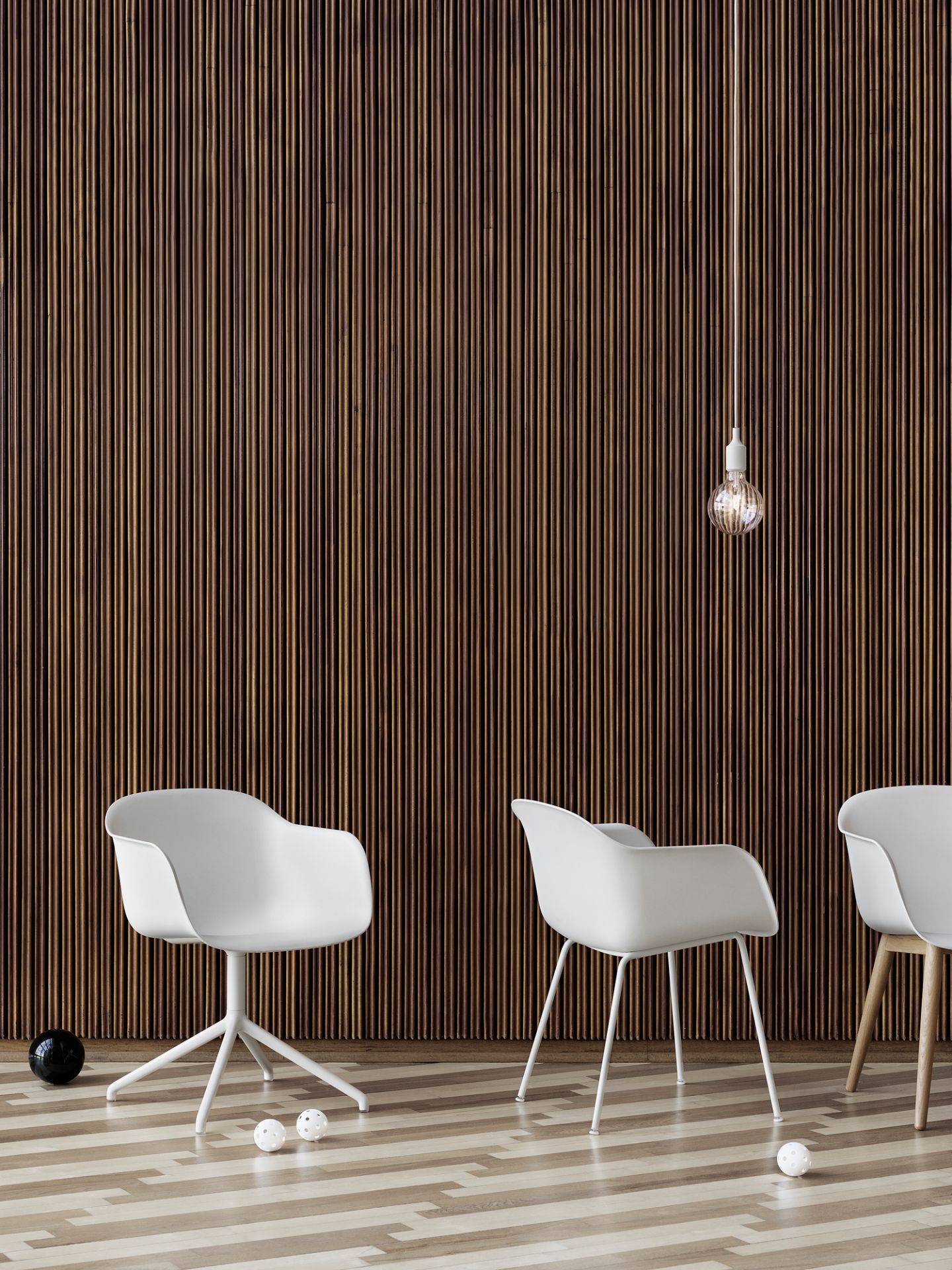 Fiber Armchair Tube Base Chaise Muuto