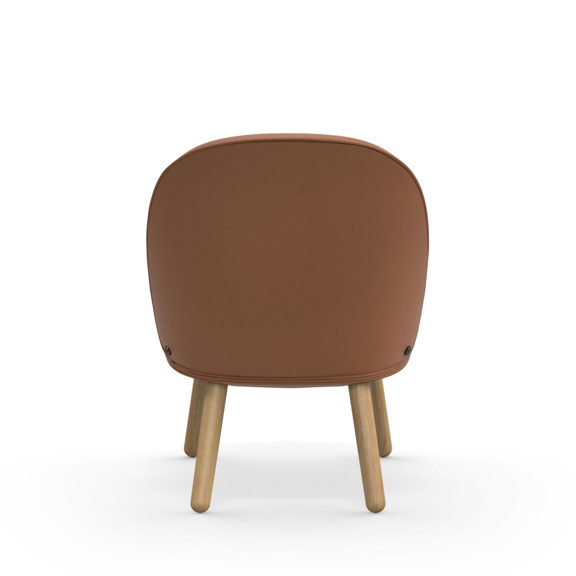 Chaise Ace Lounge chêne Normann Copenhagen Ultraleather