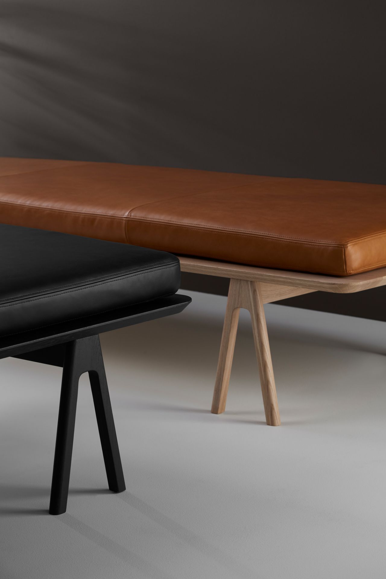 Level Daybed Fainéant Blanc/Noir Woud