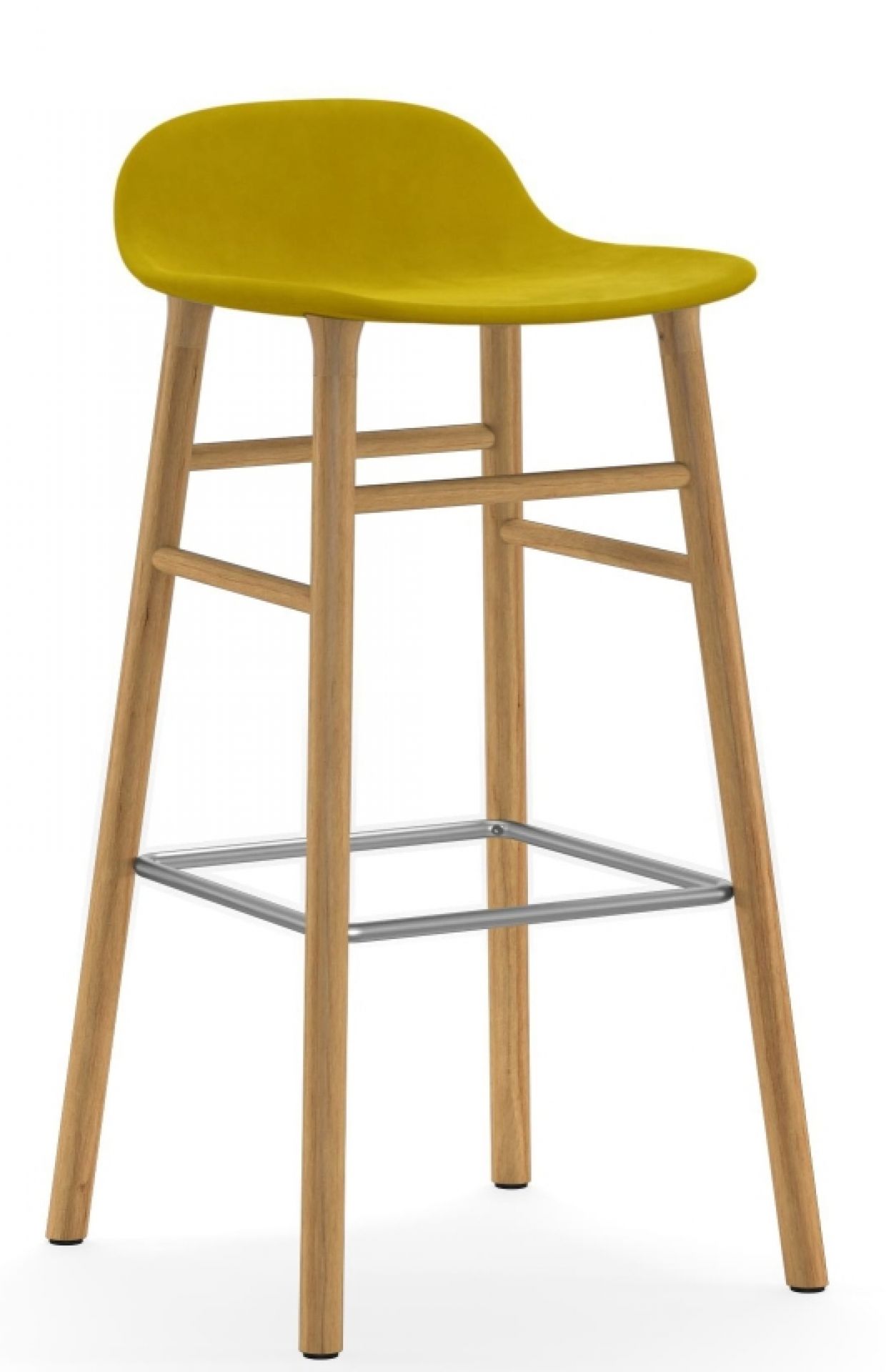 Form Barstool tabouret de bar H 75 cm Chêne Rembourré Normann Copenhagen
