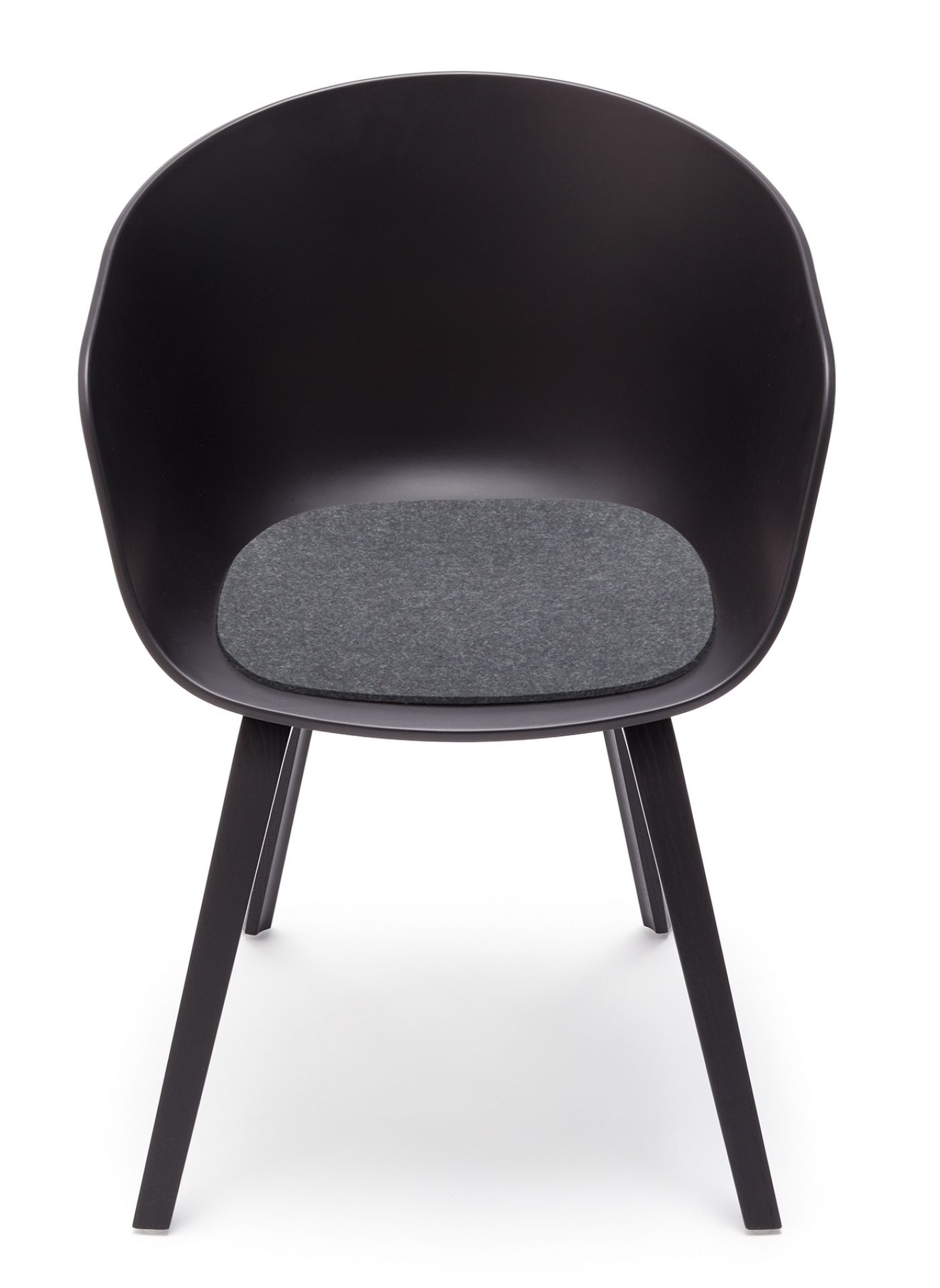 Coussin de siège - Feutre About A Chair AAC22 / AAC 22 Anthracite Hey Sign
