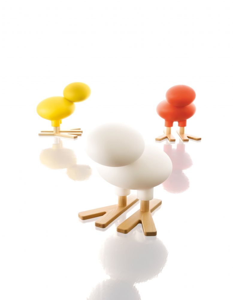 Happy Bird figurine oiseau jaune Magis