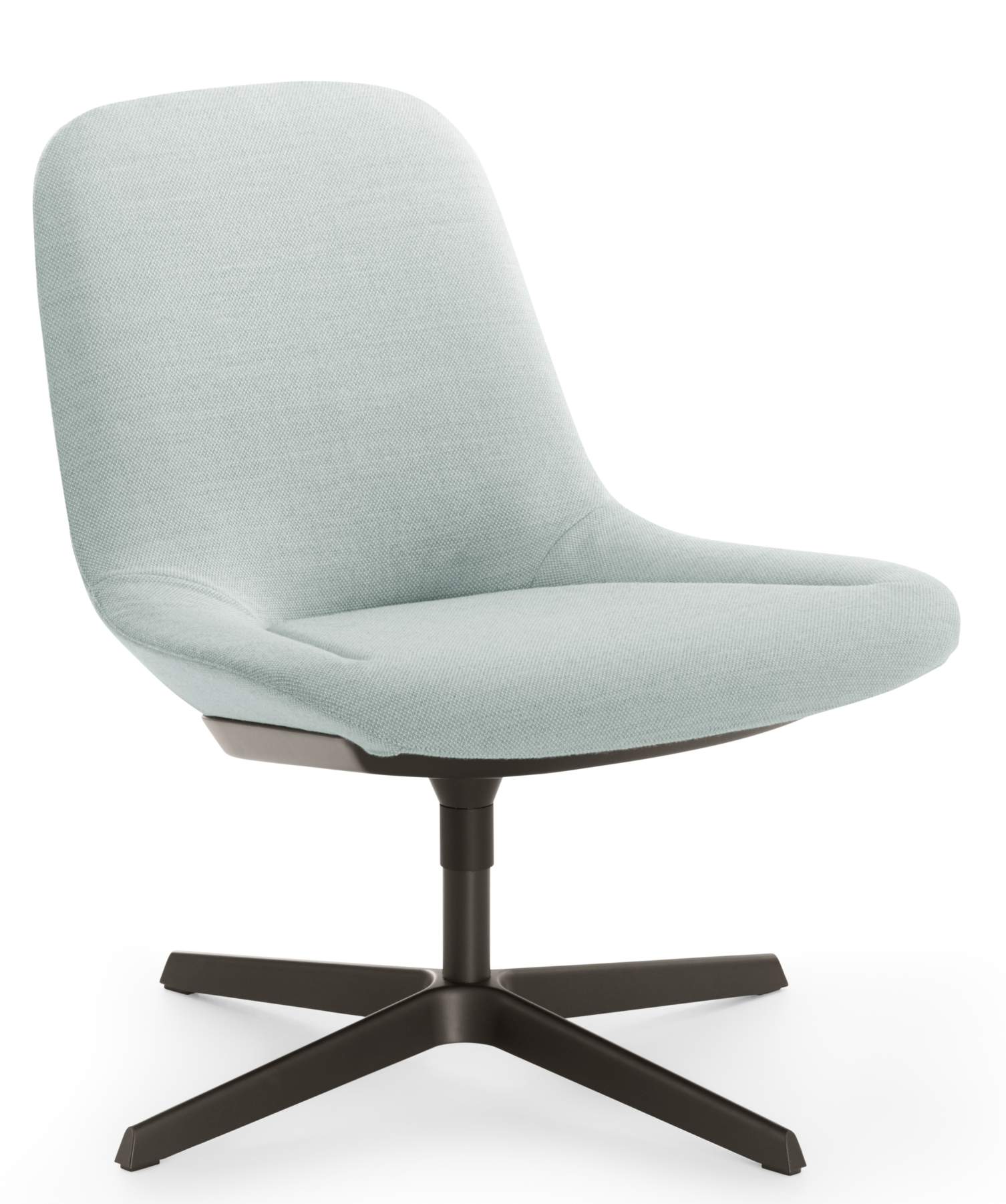 357 Fauteuil Sheru avec 4 pieds Croix Pivotante Walter Knoll