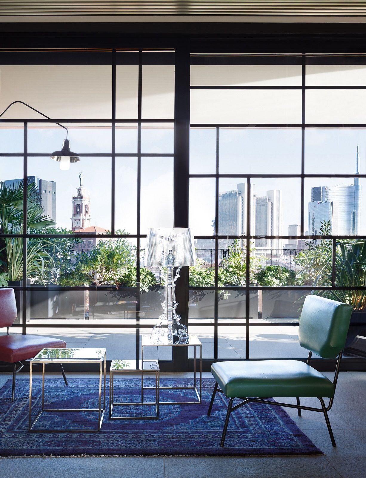 Bourgie Lampe de Table Cristal clair Dimmable Kartell