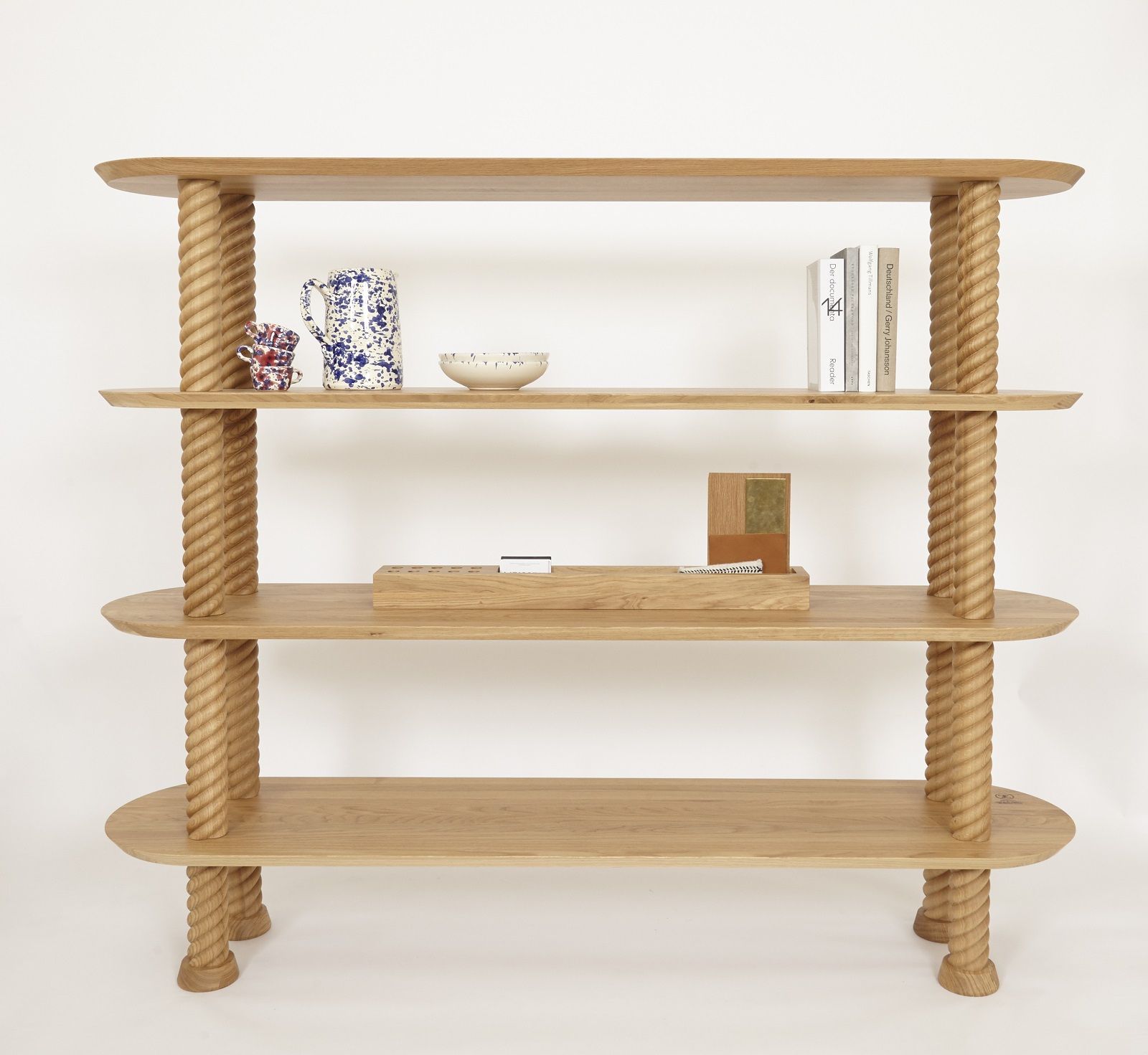 The Hansen Family Craft #80 Rope Shelf Étagère Hans Hansen
