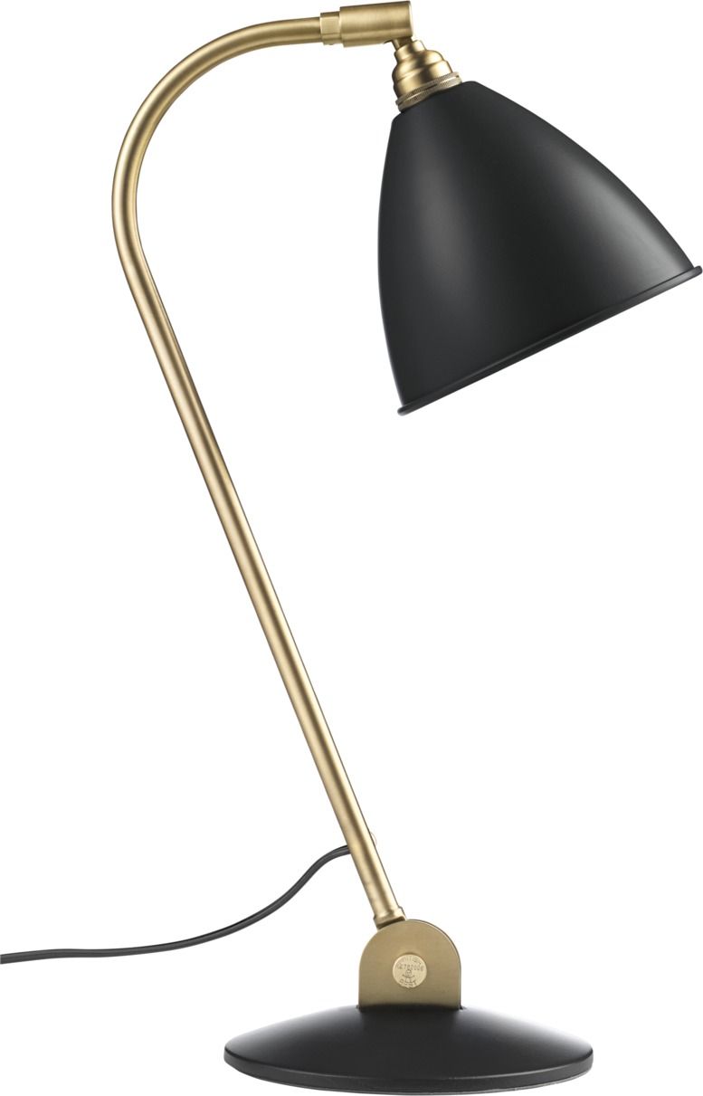 Bestlite BL 2 lampe de table Noir / Laiton Gubi